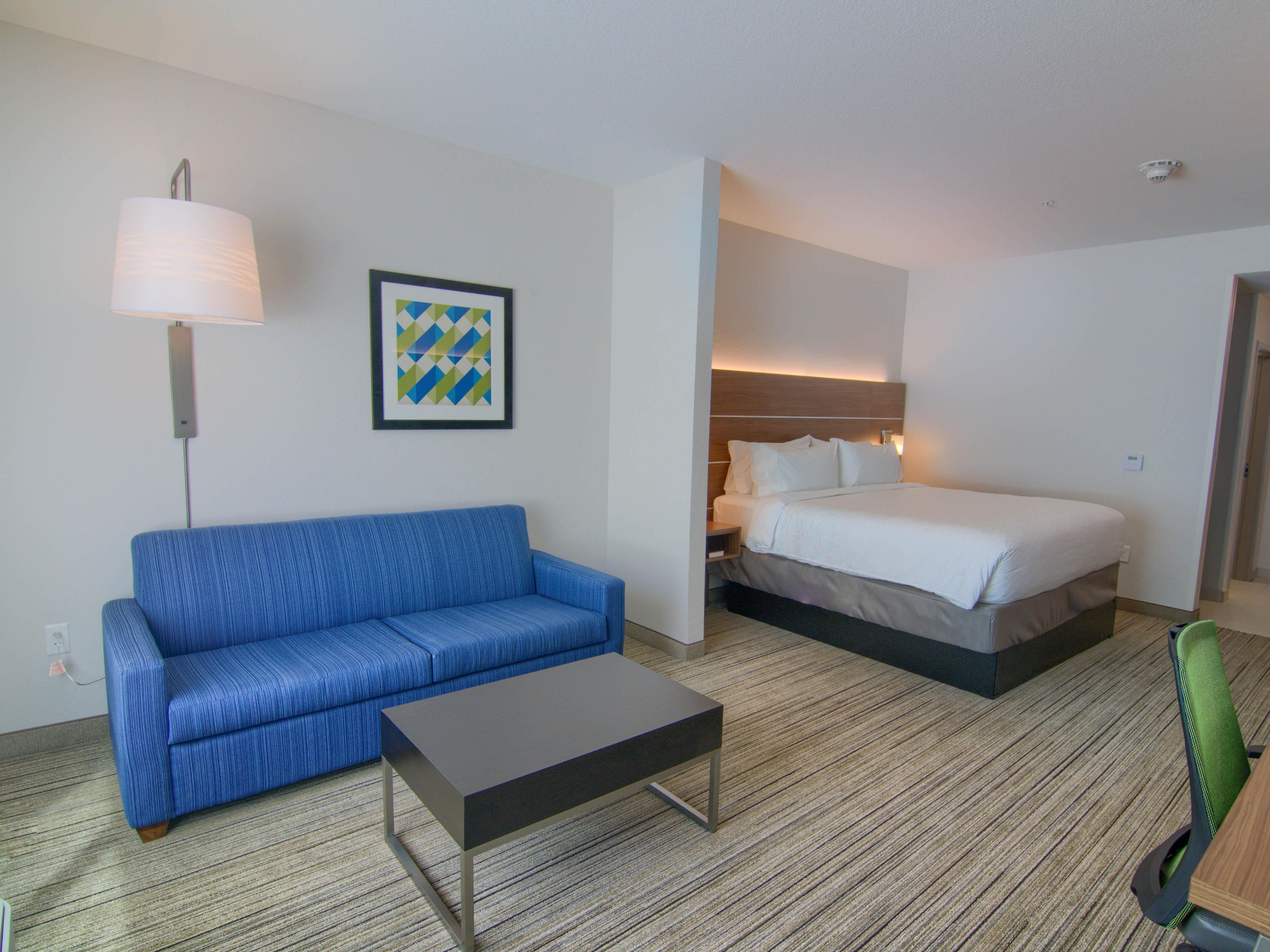 Book one of our suites for extra space to relax. 