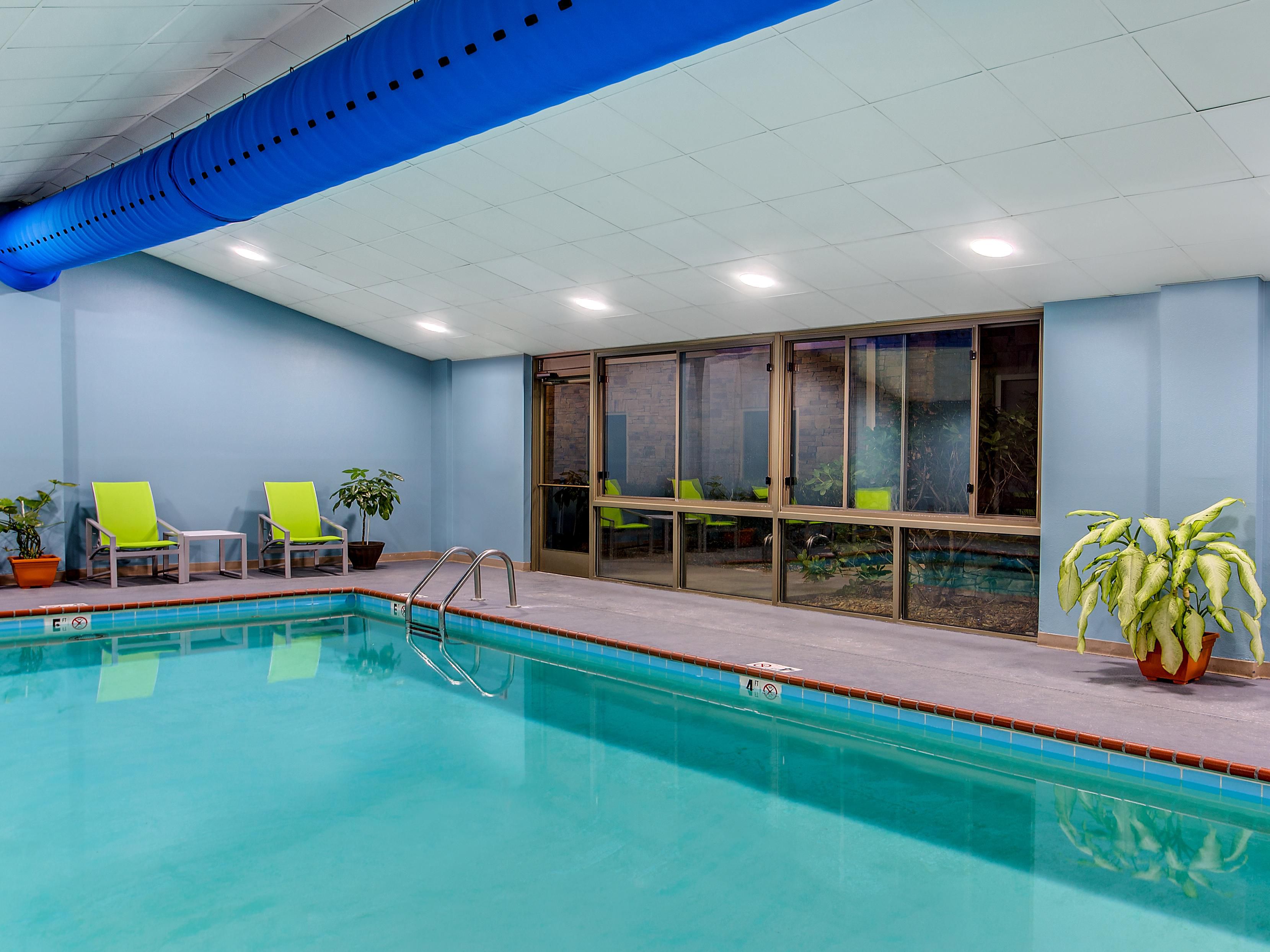 Families with Kids LOVE our Indoor Pool! 