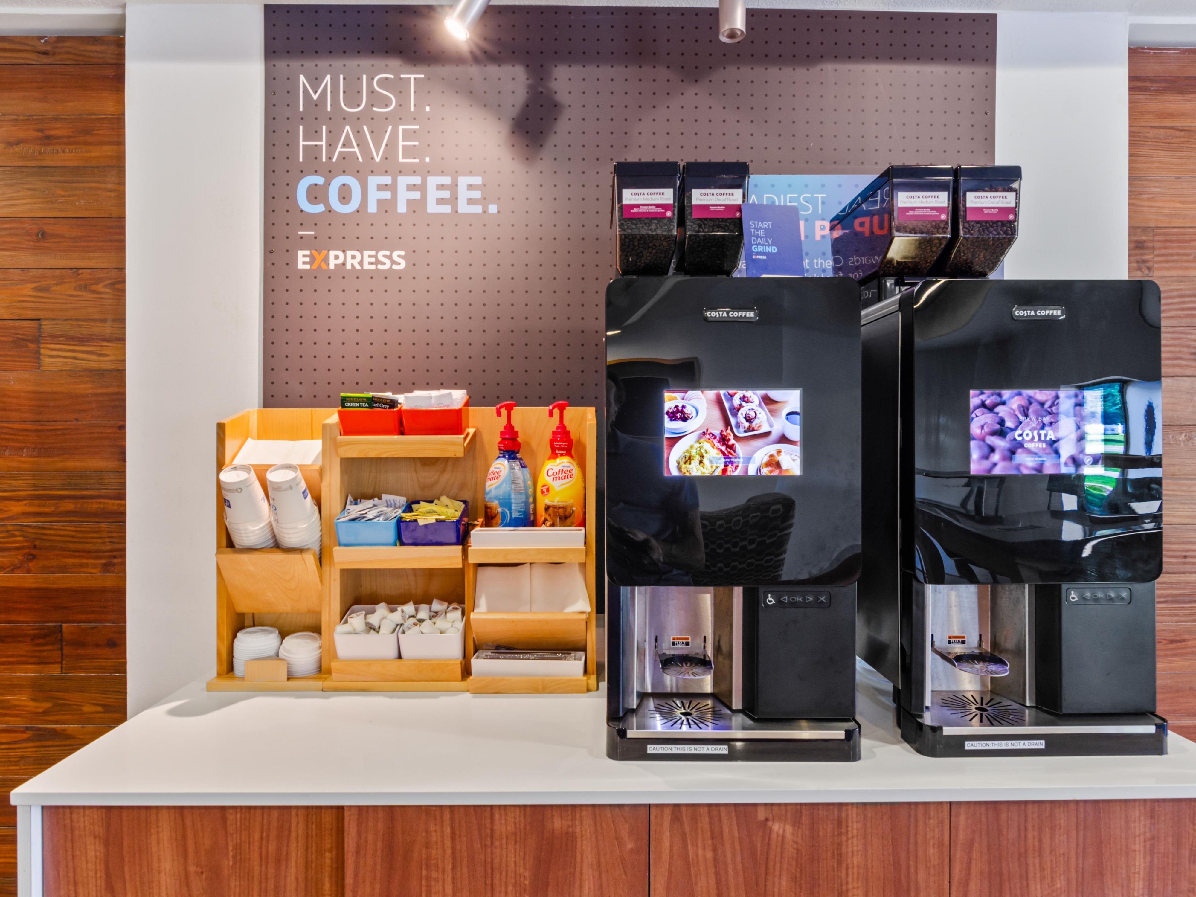 Savor the taste of freshly brewed coffee around the clock with our new bean-to-cup coffee machine, available 24/7 in the lobby. Elevate your stay with us and relish every sip of our exceptional coffee!