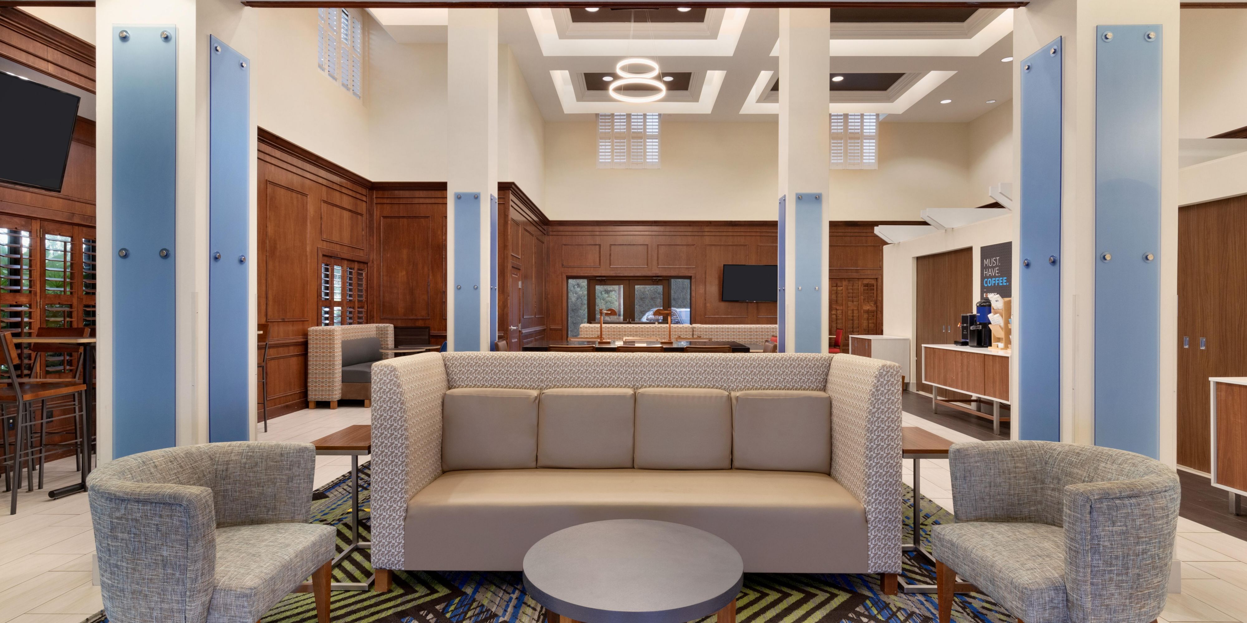 Our property has been recently renovated to provide a fresh experience with fully updated guestrooms, bathrooms, pool, Fitness Center, breakfast area, lobby, and landscaping. We look forward to welcoming you on your next trip to the Charleston area!