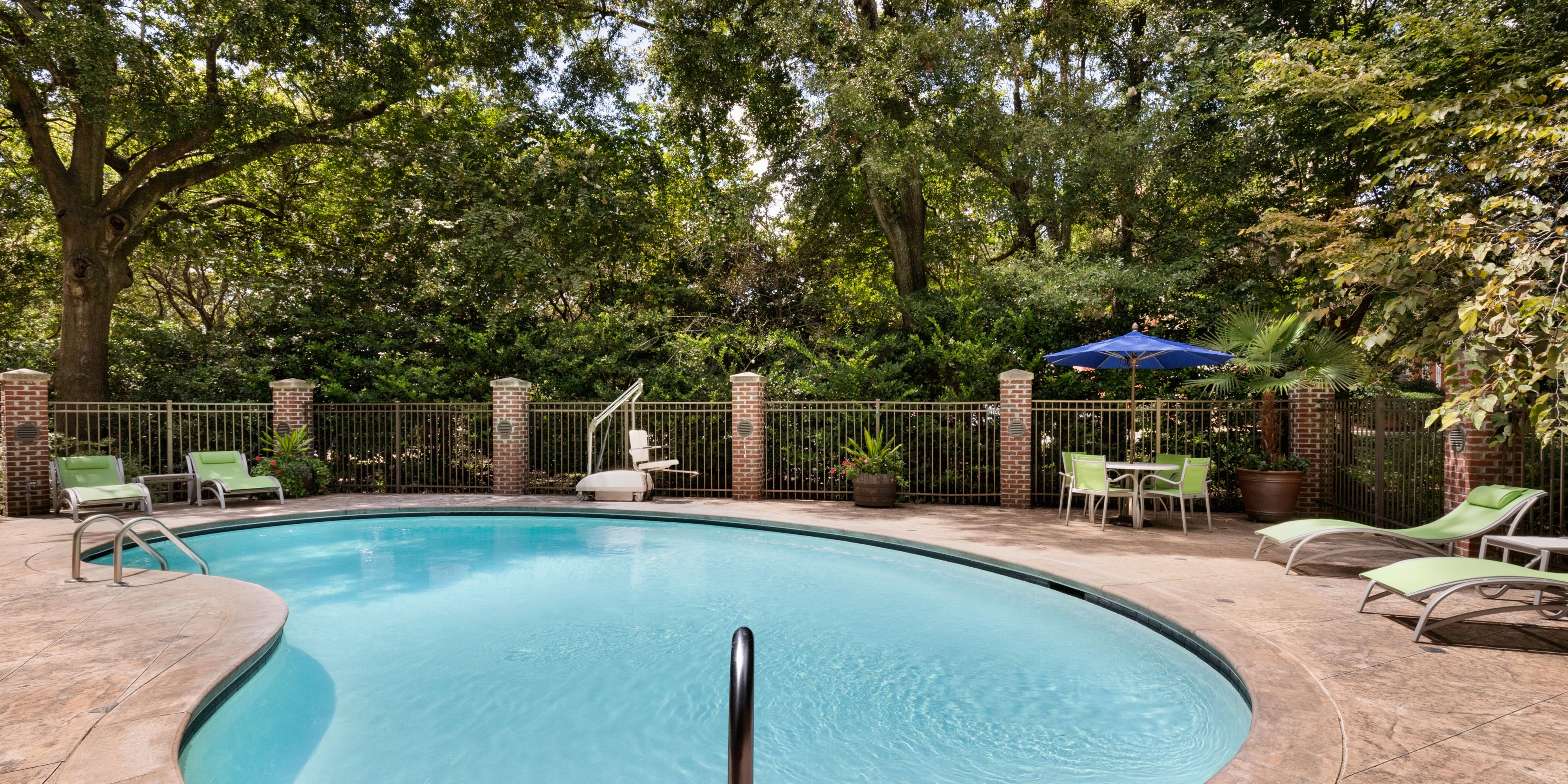 Enjoy a refreshing dip in our outdoor pool which is open daily.