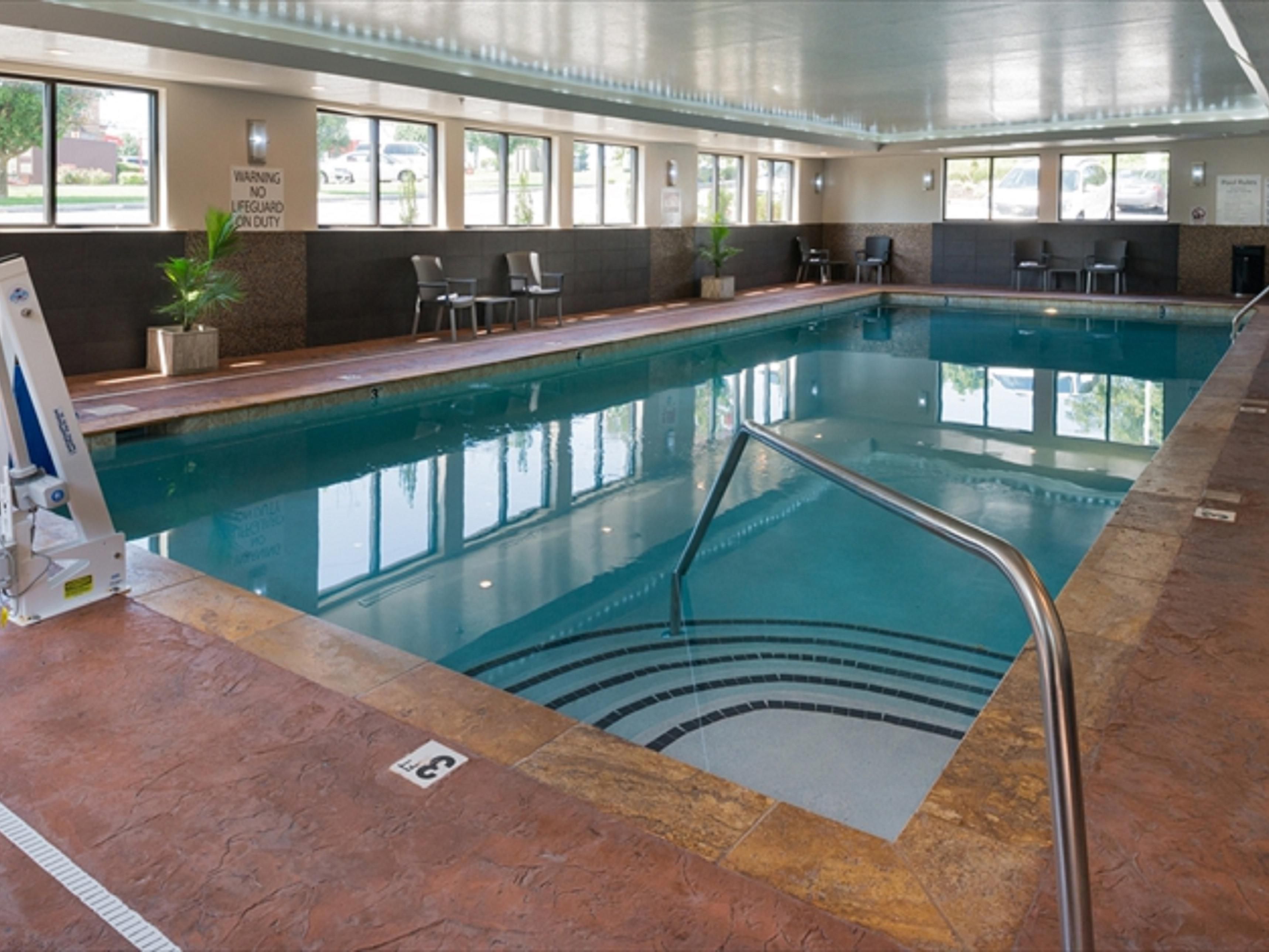 Our swimming pool is a perfect retreat for health and wellness.
