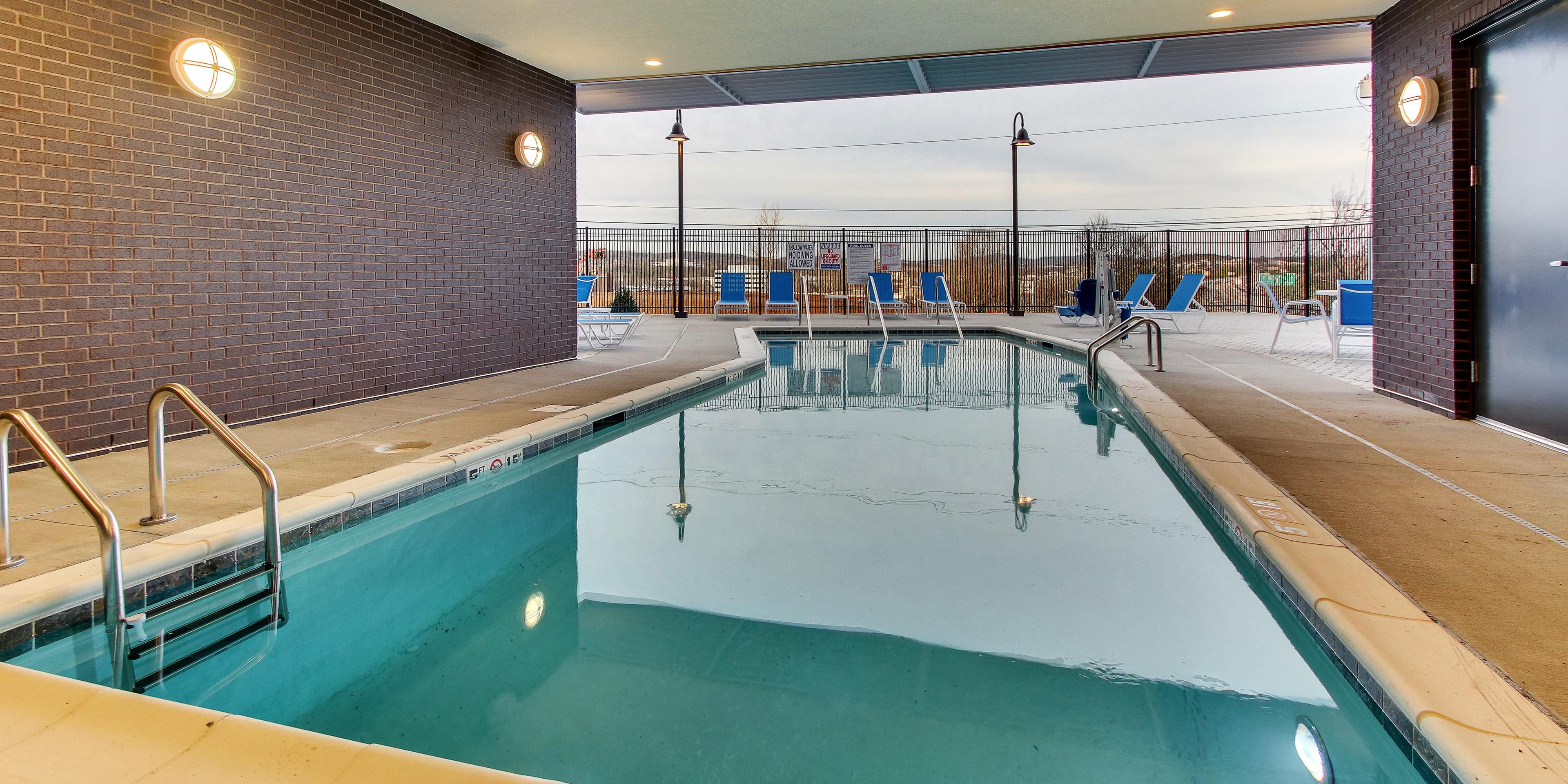 Relax and unwind year-round in our heated (84 degrees), outdoor swimming pool. 