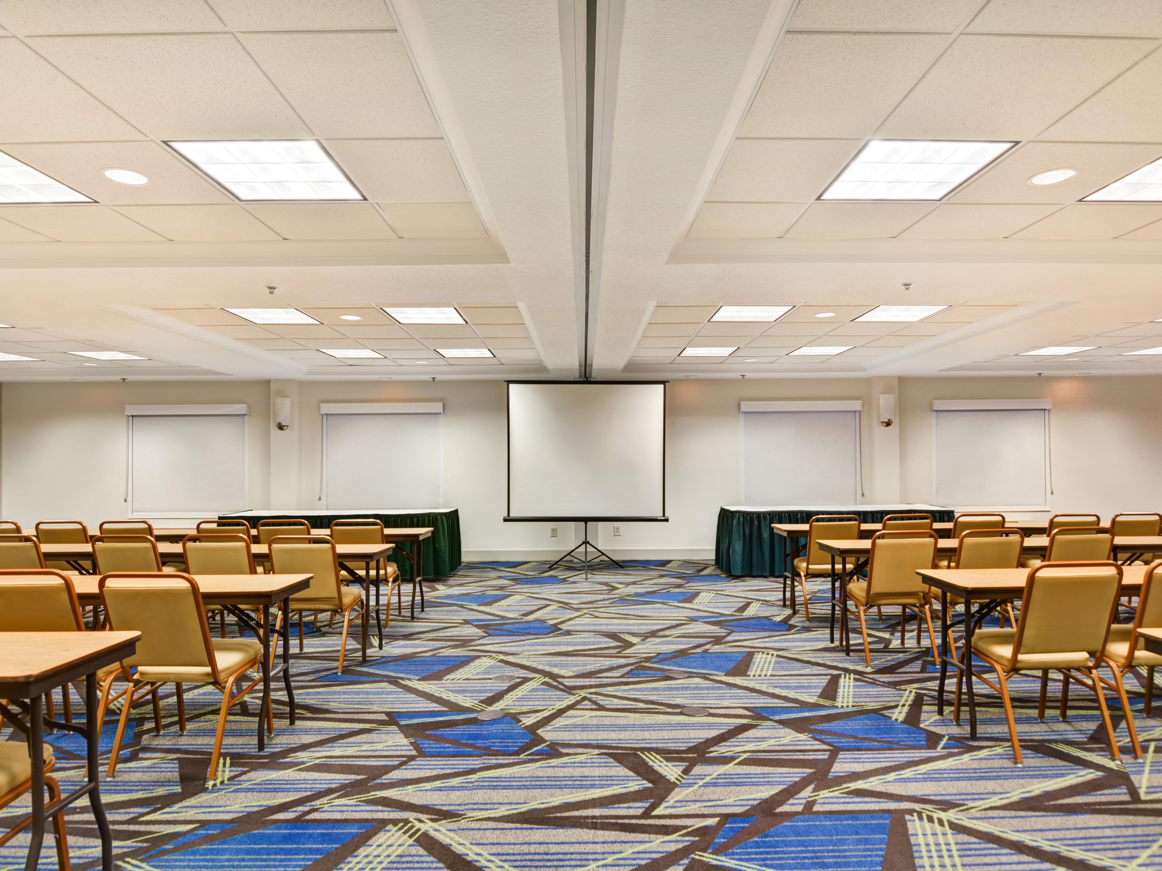 Our hotel offers 1612 sq. ft of flexible meeting space for your important meetings or casual get-togethers for up to 80 people. Contact our hotel directly for availability and group pricing, (262) 787-0700.