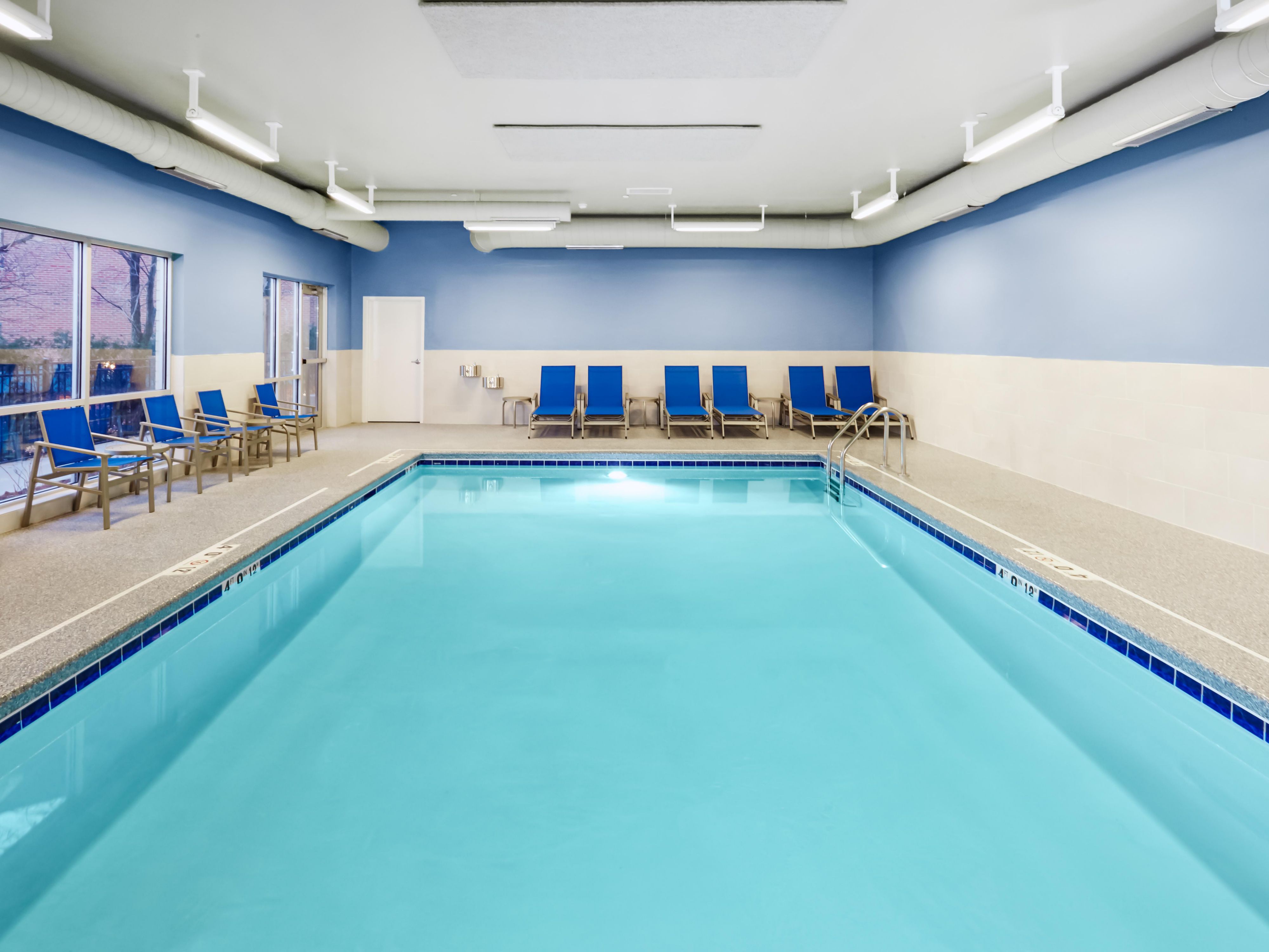 Relax in our indoor pool great for all season long