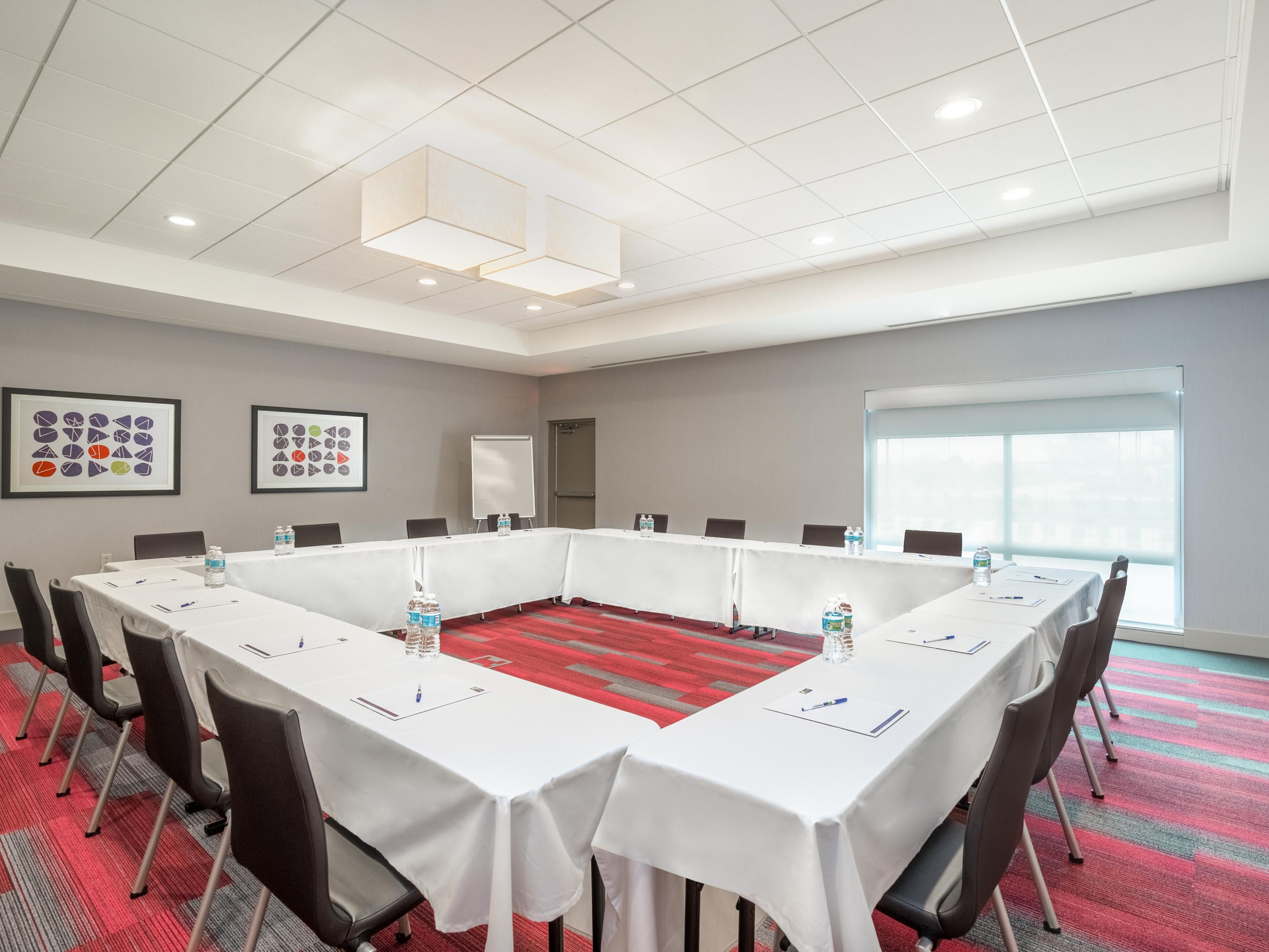 Flexible meeting space to accommodate up to 98 guests.  Ability to select your own caterer or bring in your own food.