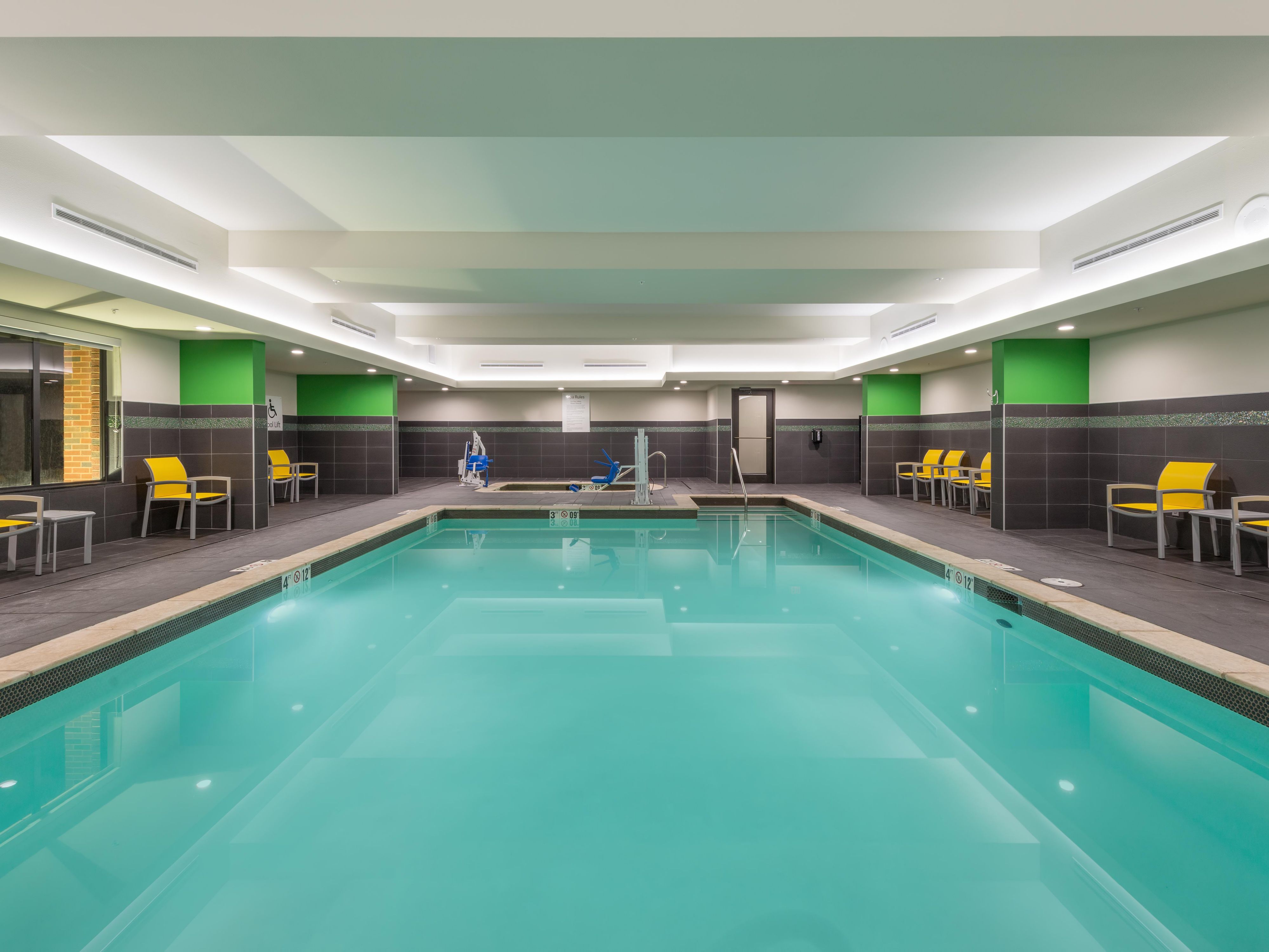 Take a dip in our indoor swimming pool