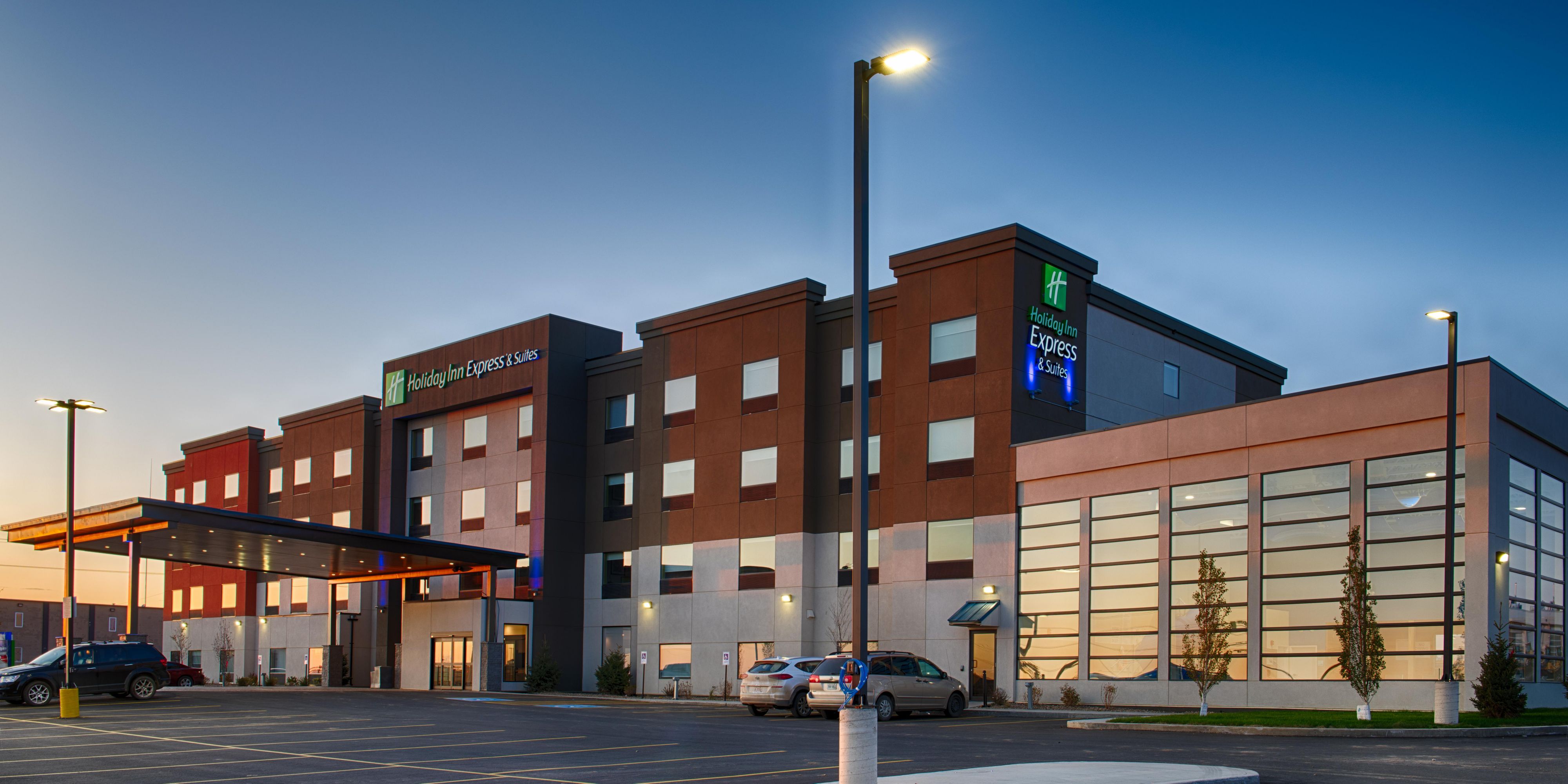 We have ample parking and easy access from highway 16.  We appreciate those in the transportation and distribution industries assisting Canadians through this crisis.  Stop by and treat yourself with complimentary coffee and muffin. We have available parking and would be honored to have you as an overnight guest in our hotel.
