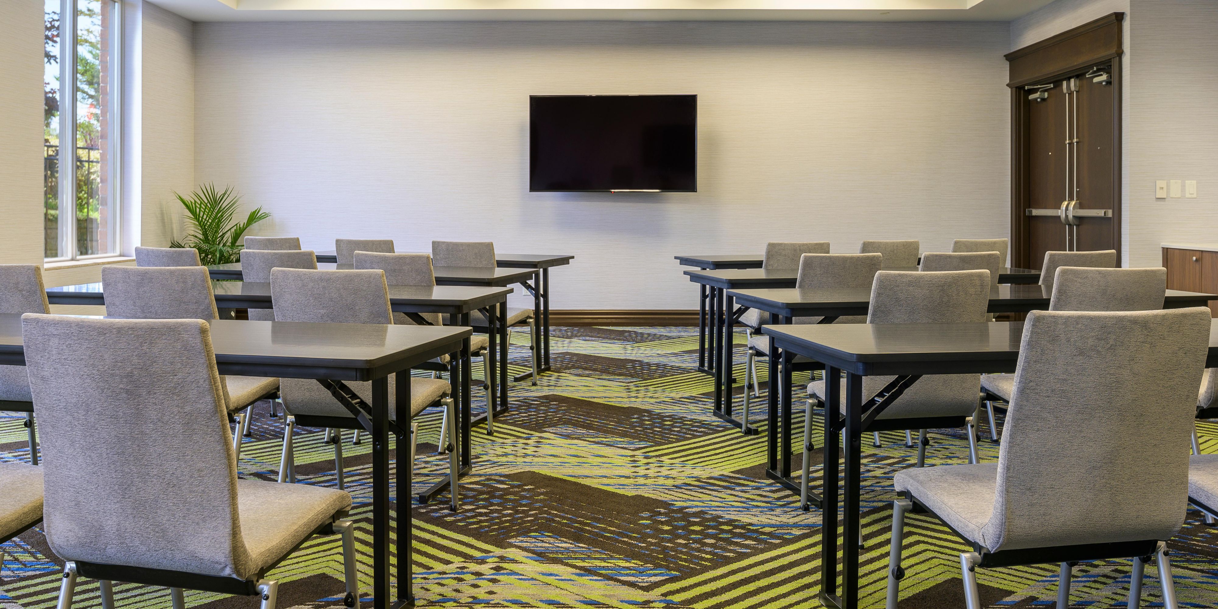 Book you next meeting at the Holiday Inn Express North Bay. We offer 3 different meeting rooms that can cater up to 100 persons.