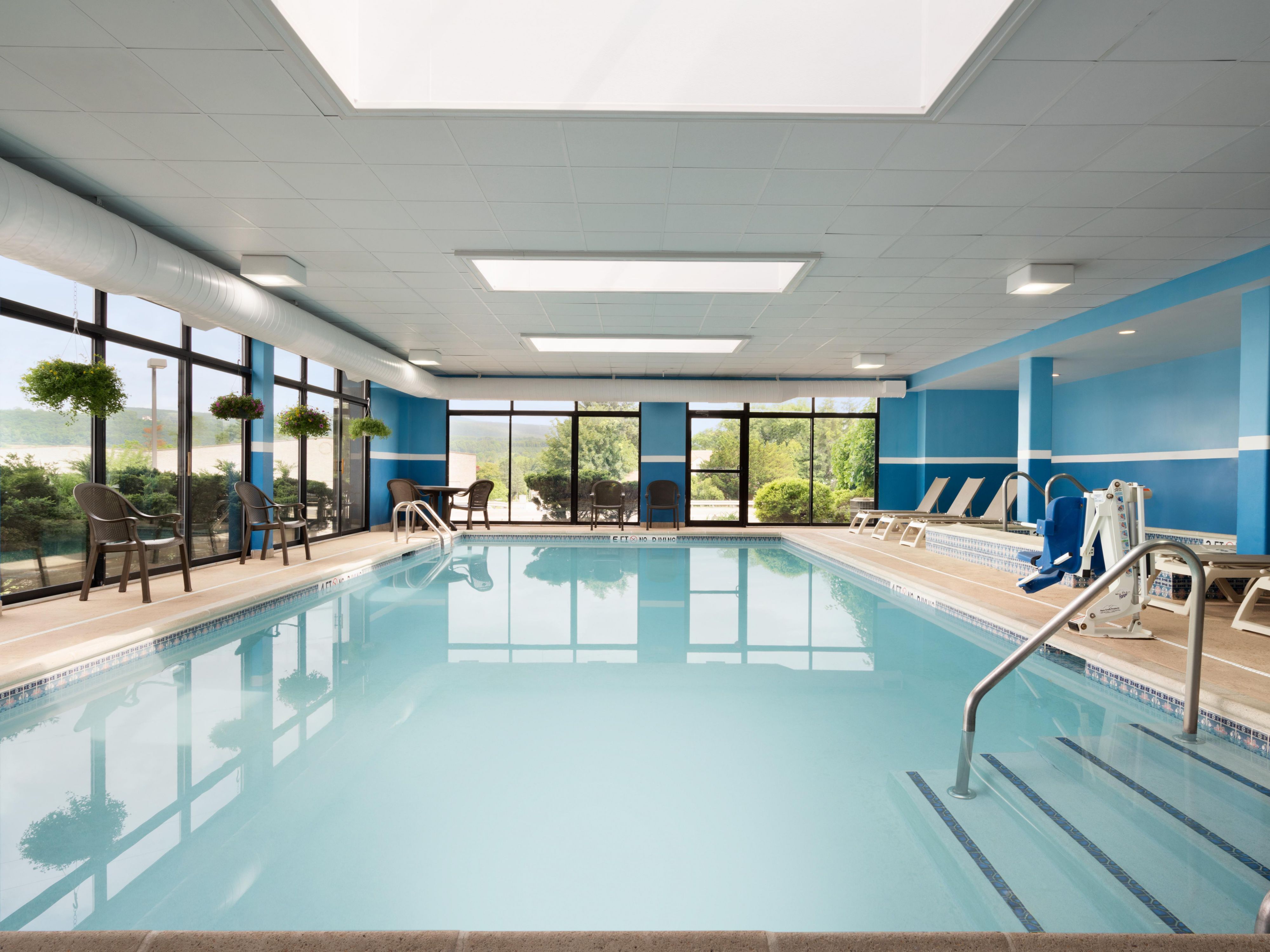 Relax or take a swim in our indoor pool. 