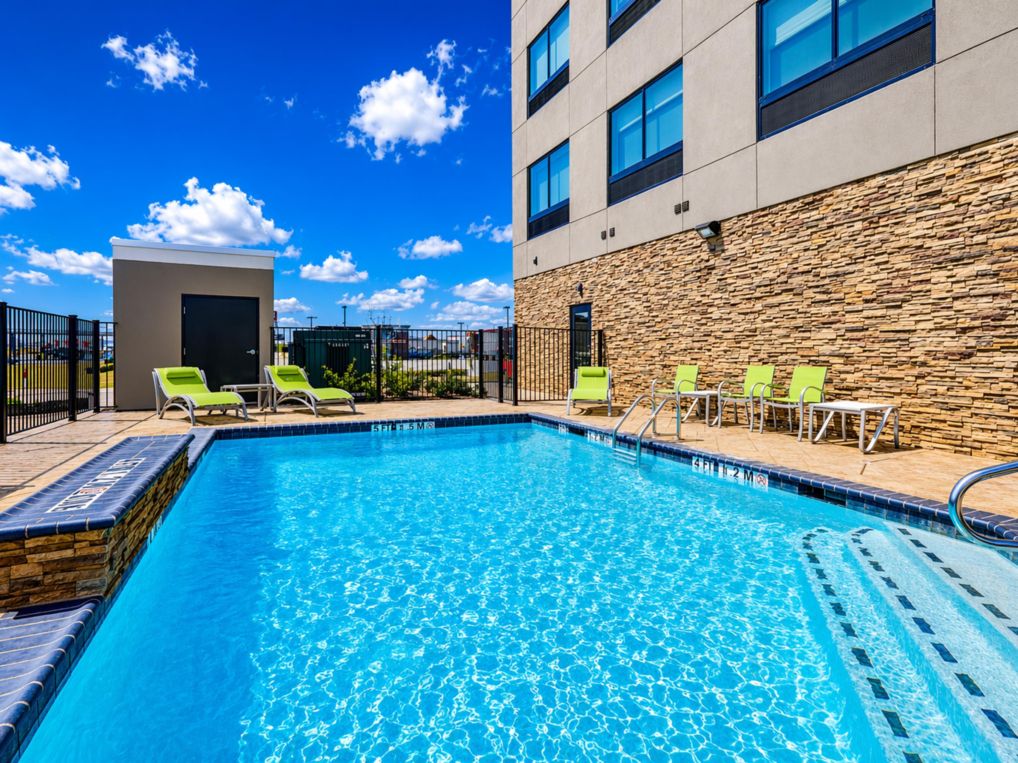 Beat the Texas heat in this poolside retreat