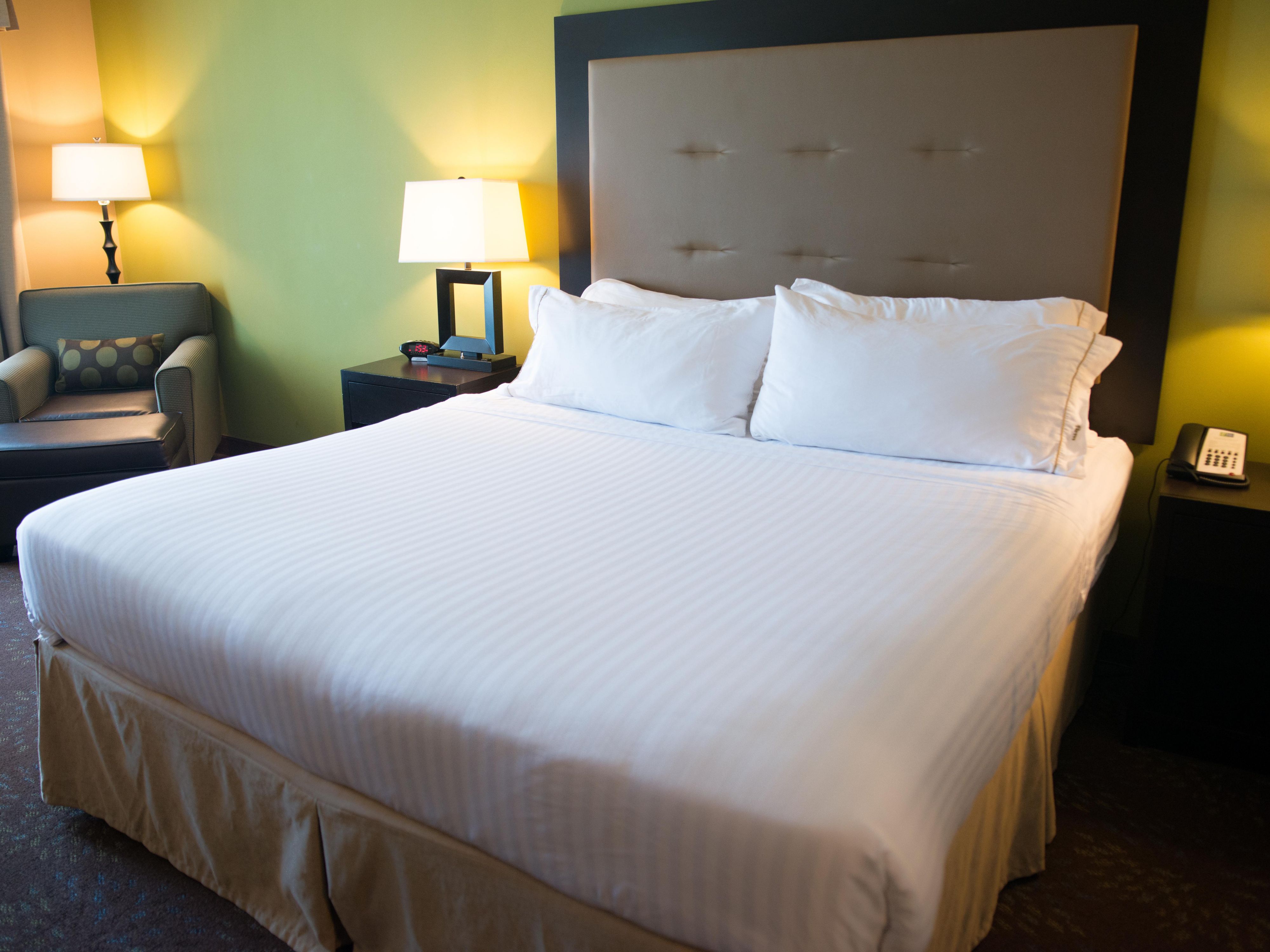 Our rooms are modern and spacious.