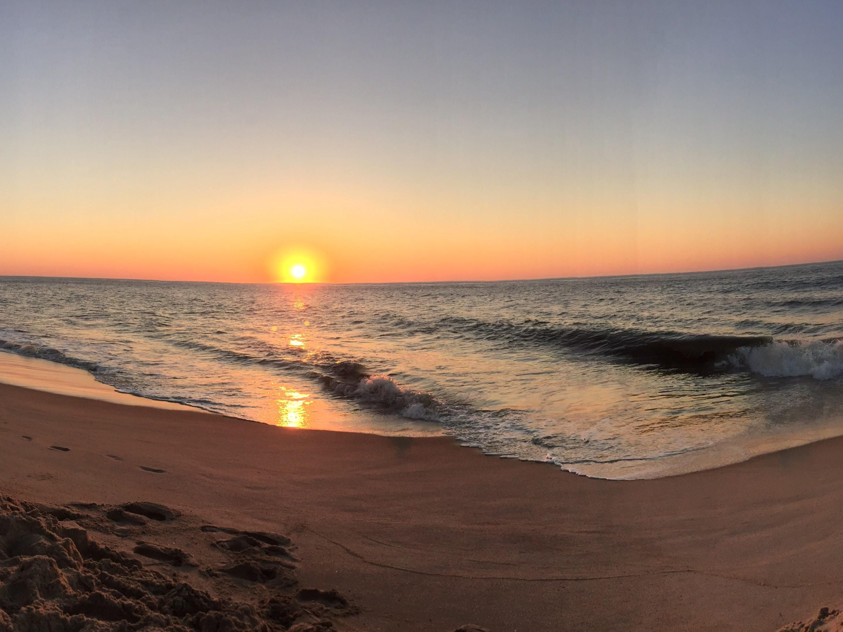 It takes almost no time to make the leisurely one-and-a-half block walk from the hotel down to the free public beachfront.