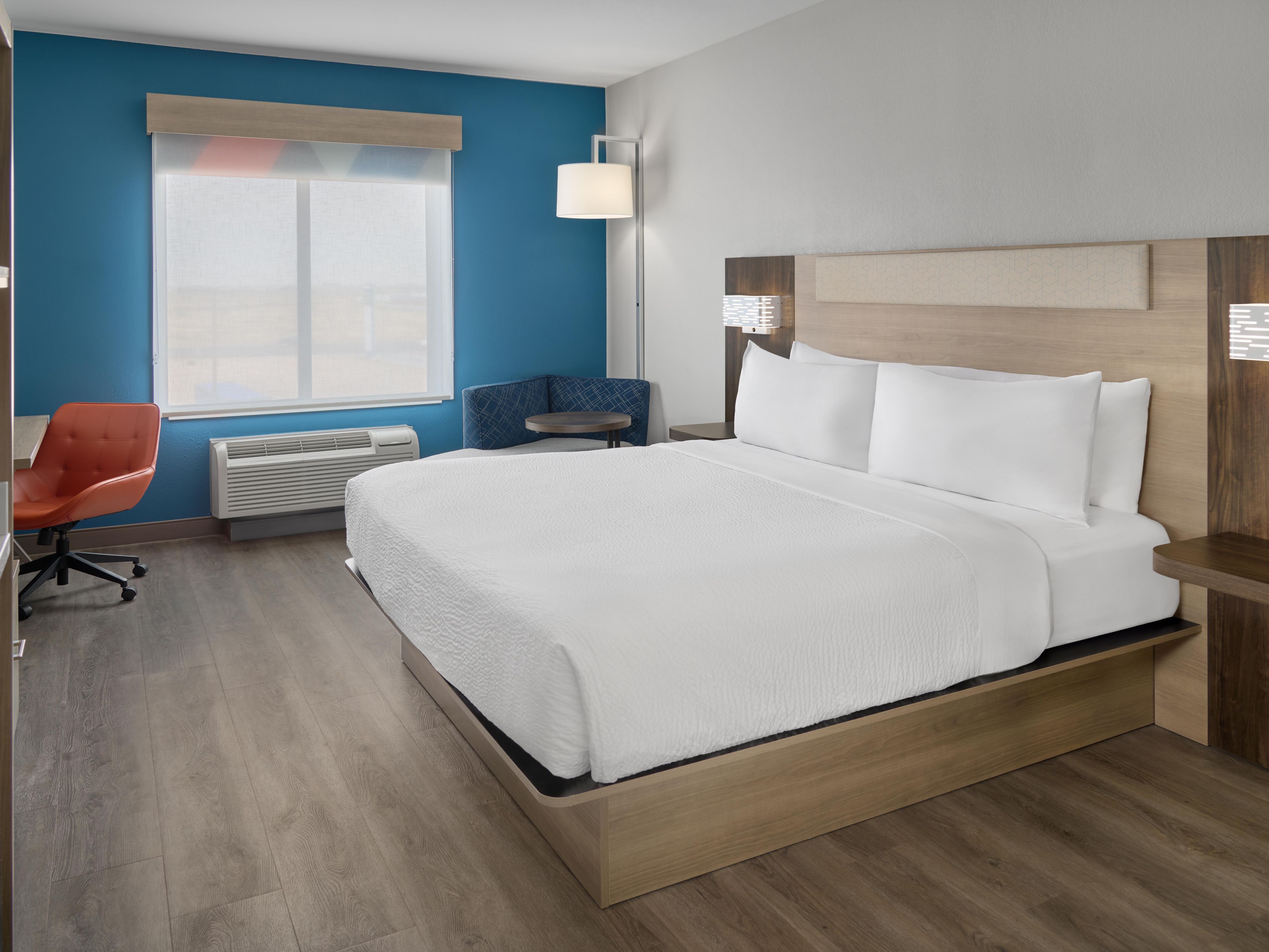 Sleep well in our 1 King bed.