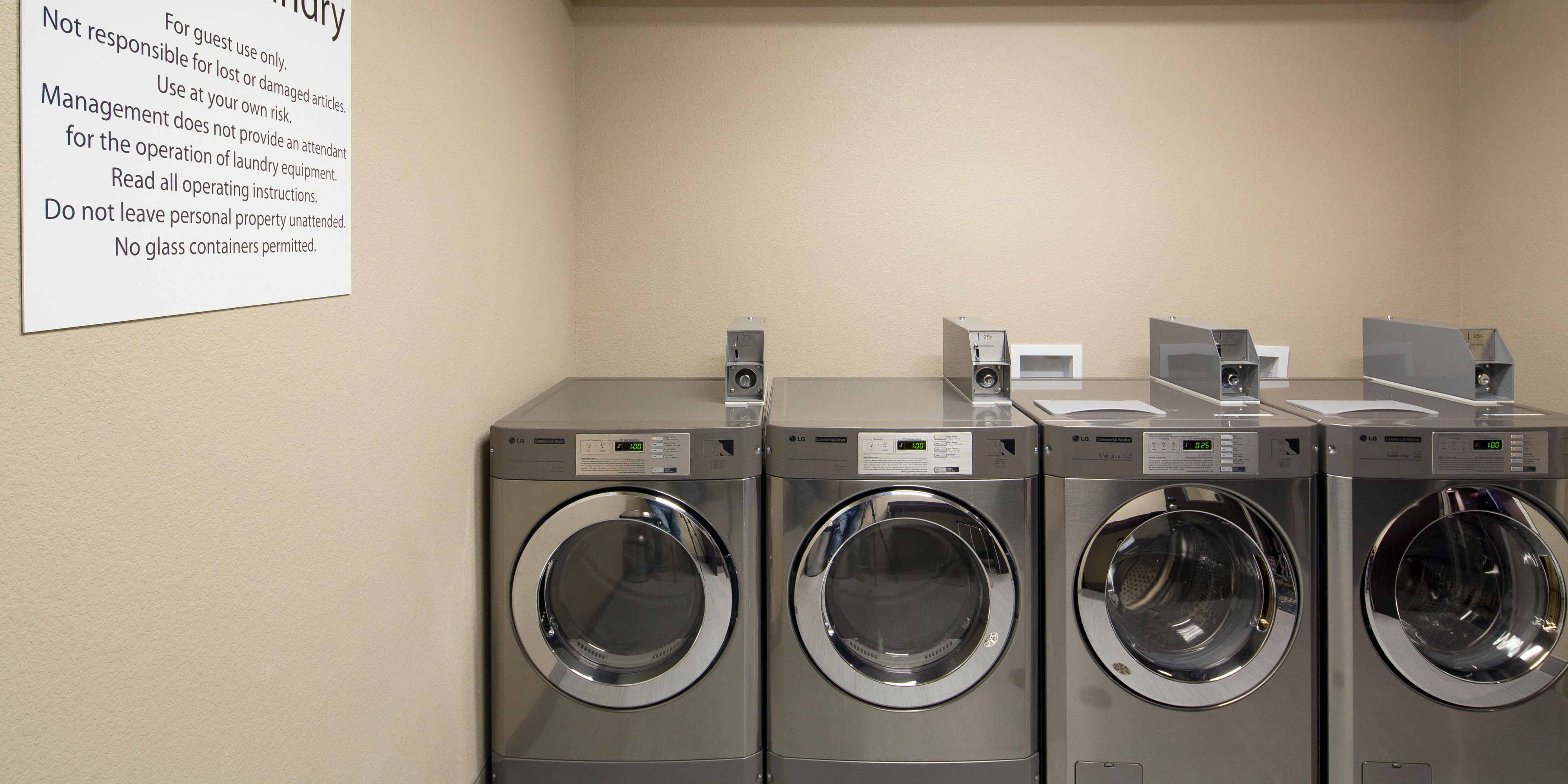 Simplify your travel plans at our hotel in Bricktown OKC. Start your day in style with free toiletries and clothes fresh from our laundry facility.