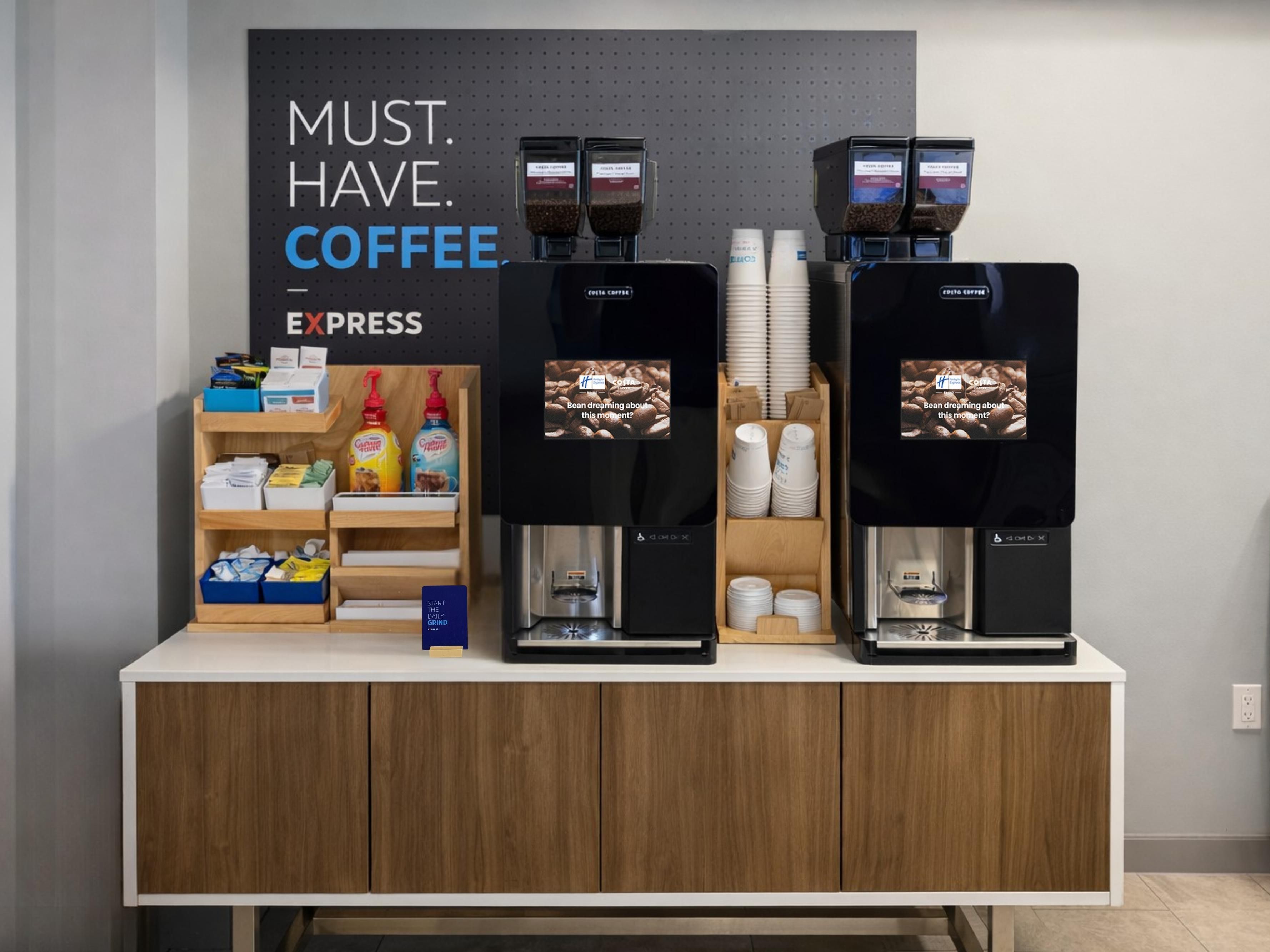 Savor the taste of freshly brewed coffee around
the clock with our new bean-to-cup coffee
machine, available 24/7 in the lobby. Elevate
your stay with us and relish every sip of our
exceptional coffee!