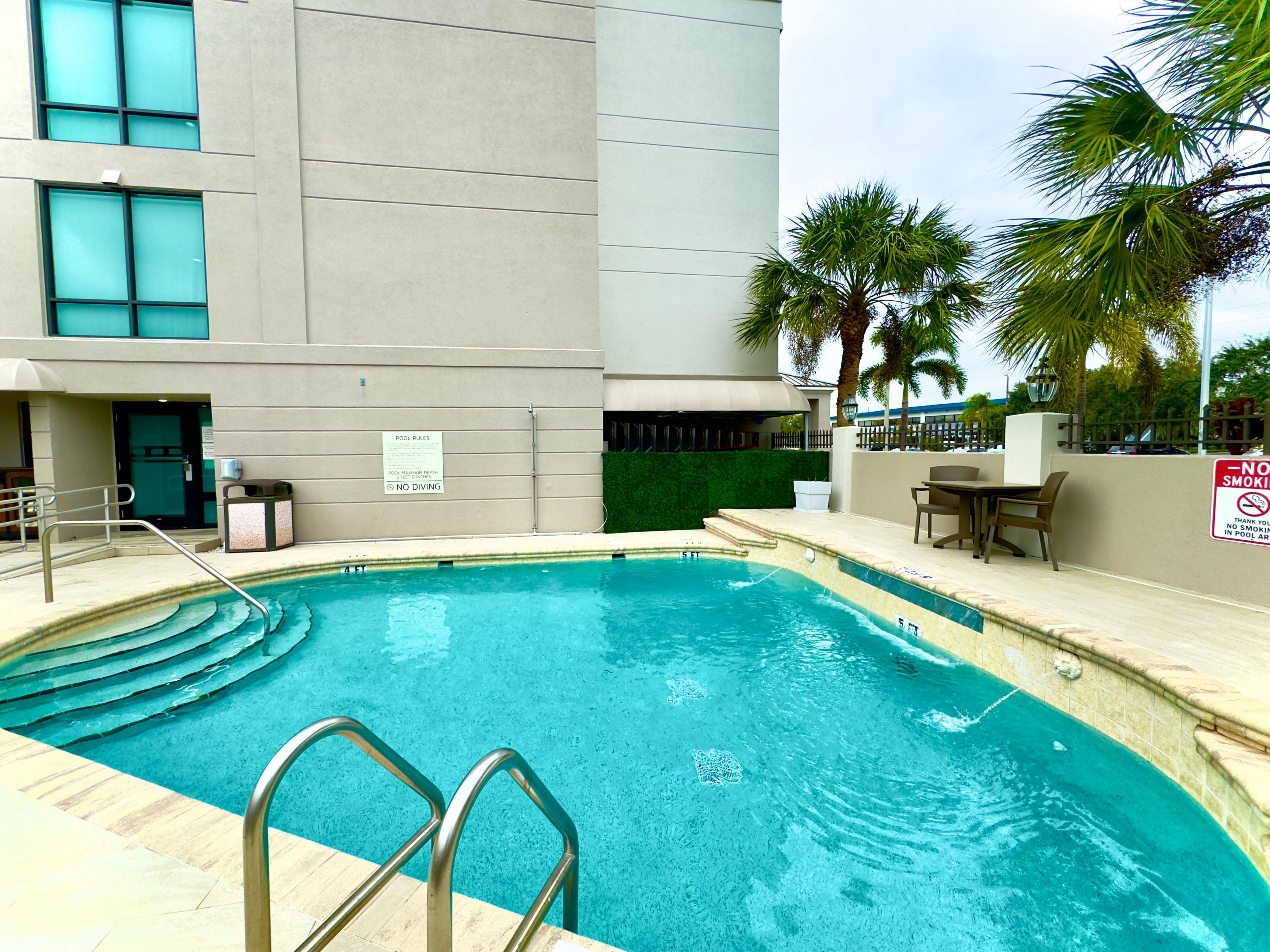 Bask in the Florida sun in the outdoor heated pool or lounge poolside on the brand-new pool deck with modern furniture. Pool towels are available for your convenience. Hours of Operation: 6:00 AM - 10:00 PM