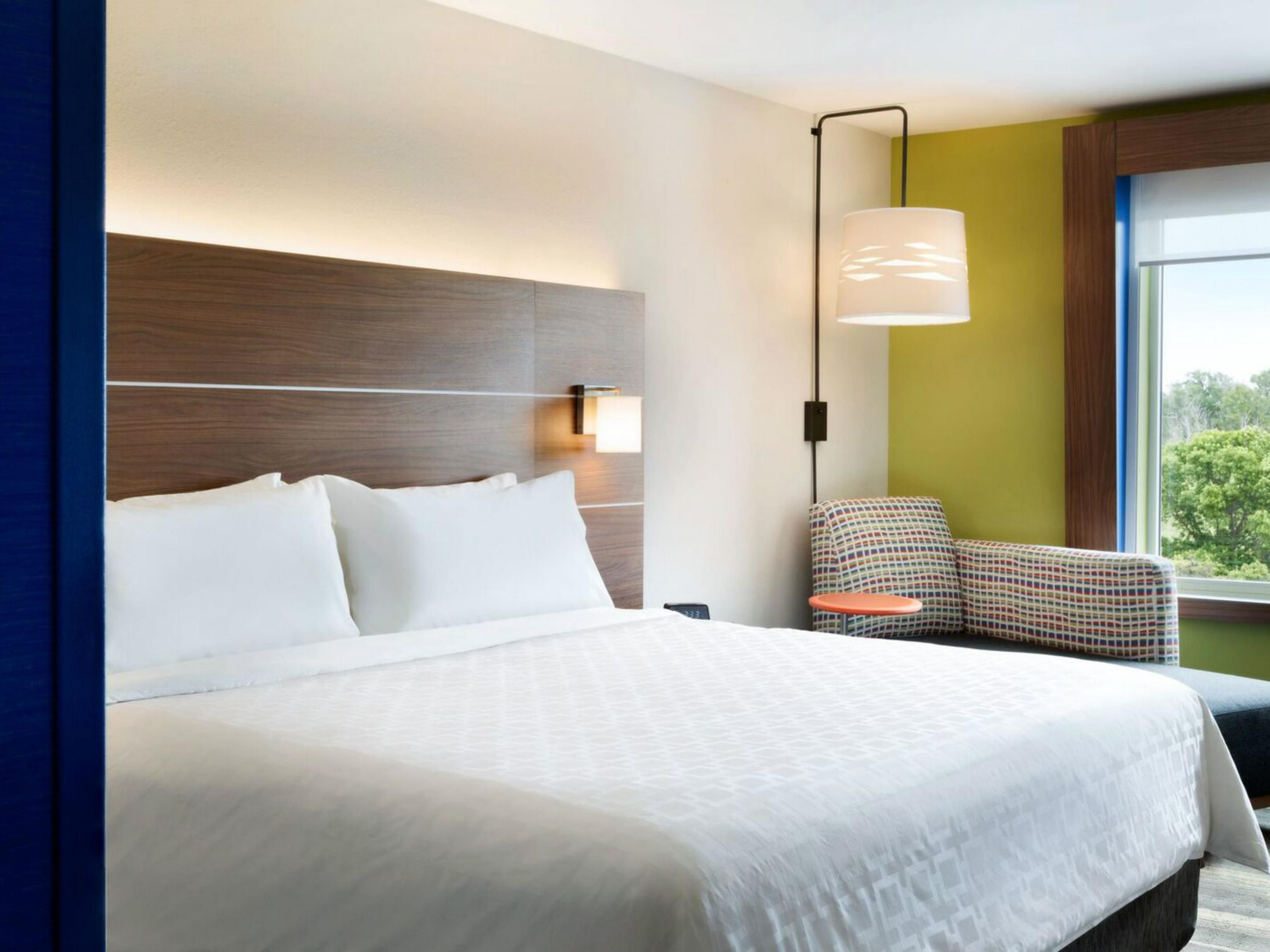 Rest and relax in our luxurious king beds