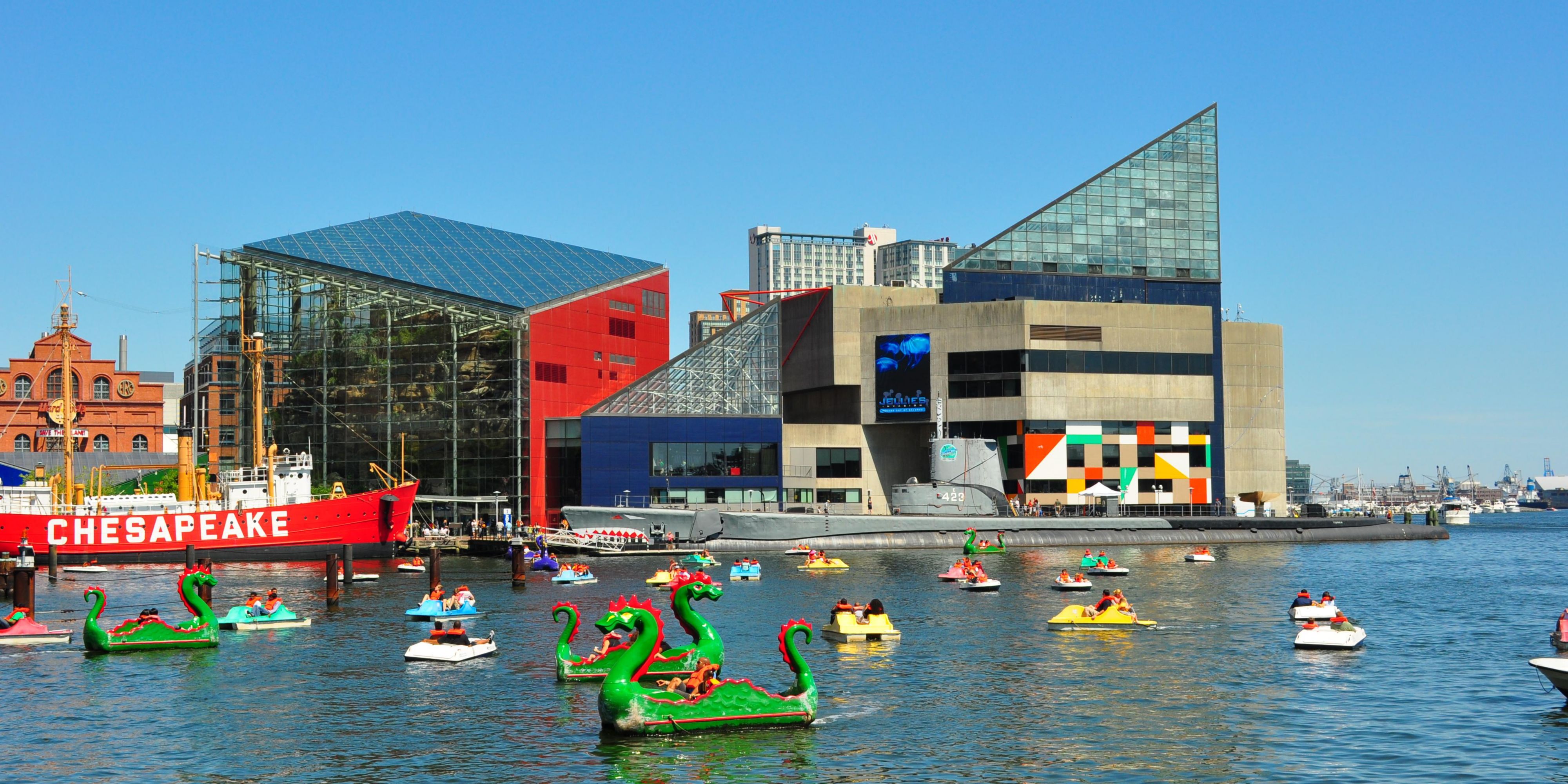 The nonprofit National Aquarium opened in 1981, the jewel of Baltimore City's Inner Harbor redevelopment. With a mission to inspire conservation of the world's aquatic treasures, the Aquarium is consistently ranked as one of the nation's top three aquariums and has hosted over 51 million guests since opening. Just 20 miles from the hotel. 