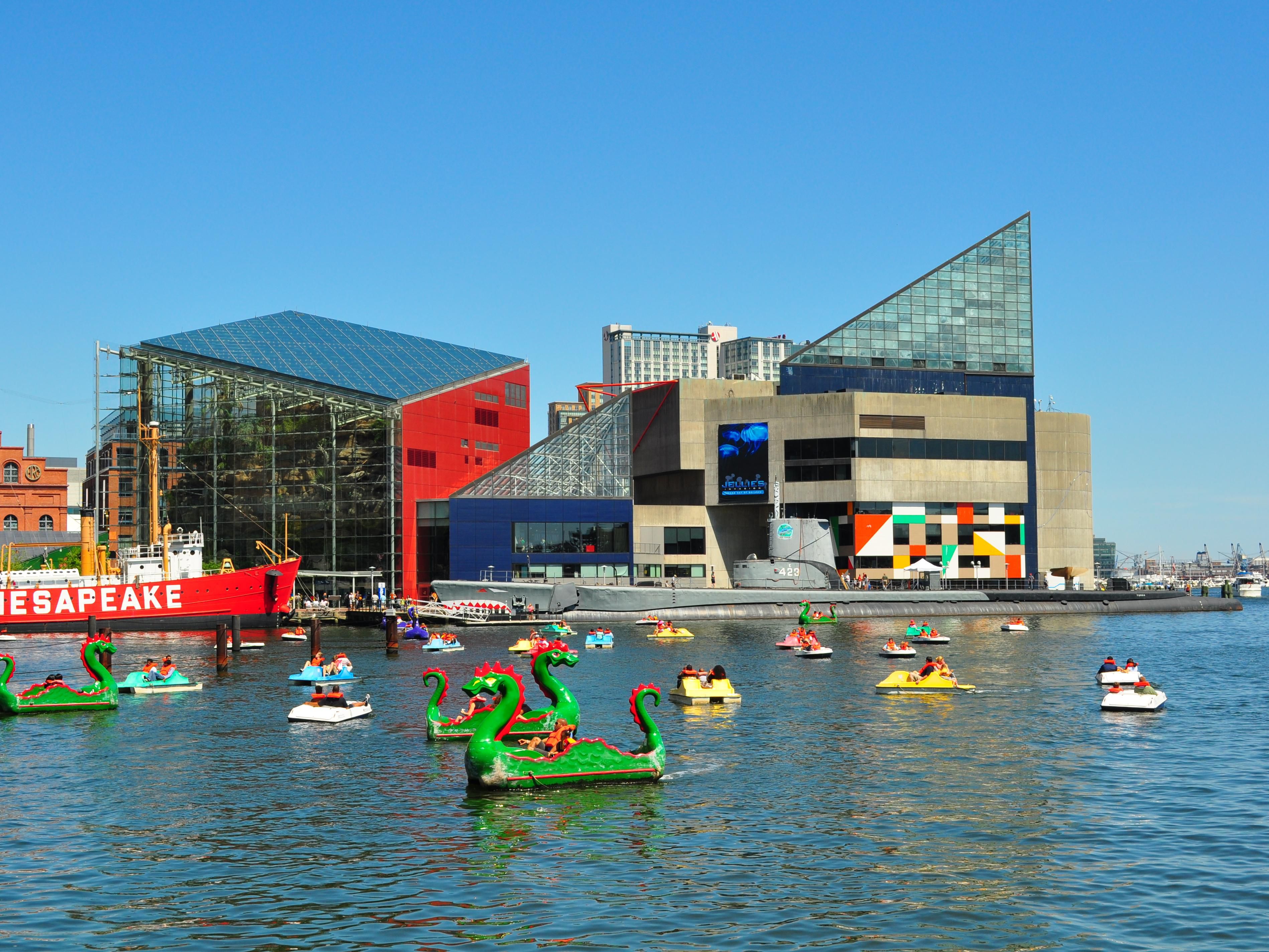 The nonprofit National Aquarium opened in 1981, the jewel of Baltimore City's Inner Harbor redevelopment. With a mission to inspire conservation of the world's aquatic treasures, the Aquarium is consistently ranked as one of the nation's top three aquariums and has hosted over 51 million guests since opening. Just 20 miles from the hotel. 