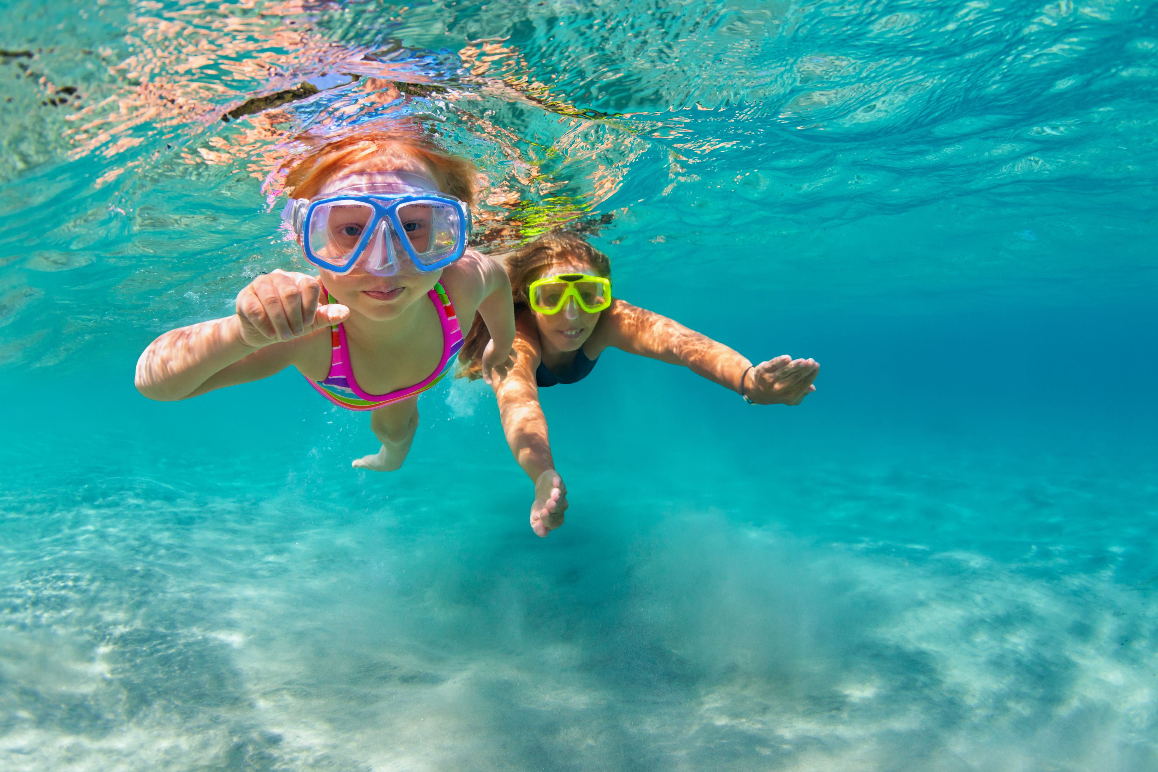 Snorkeling in the ocean