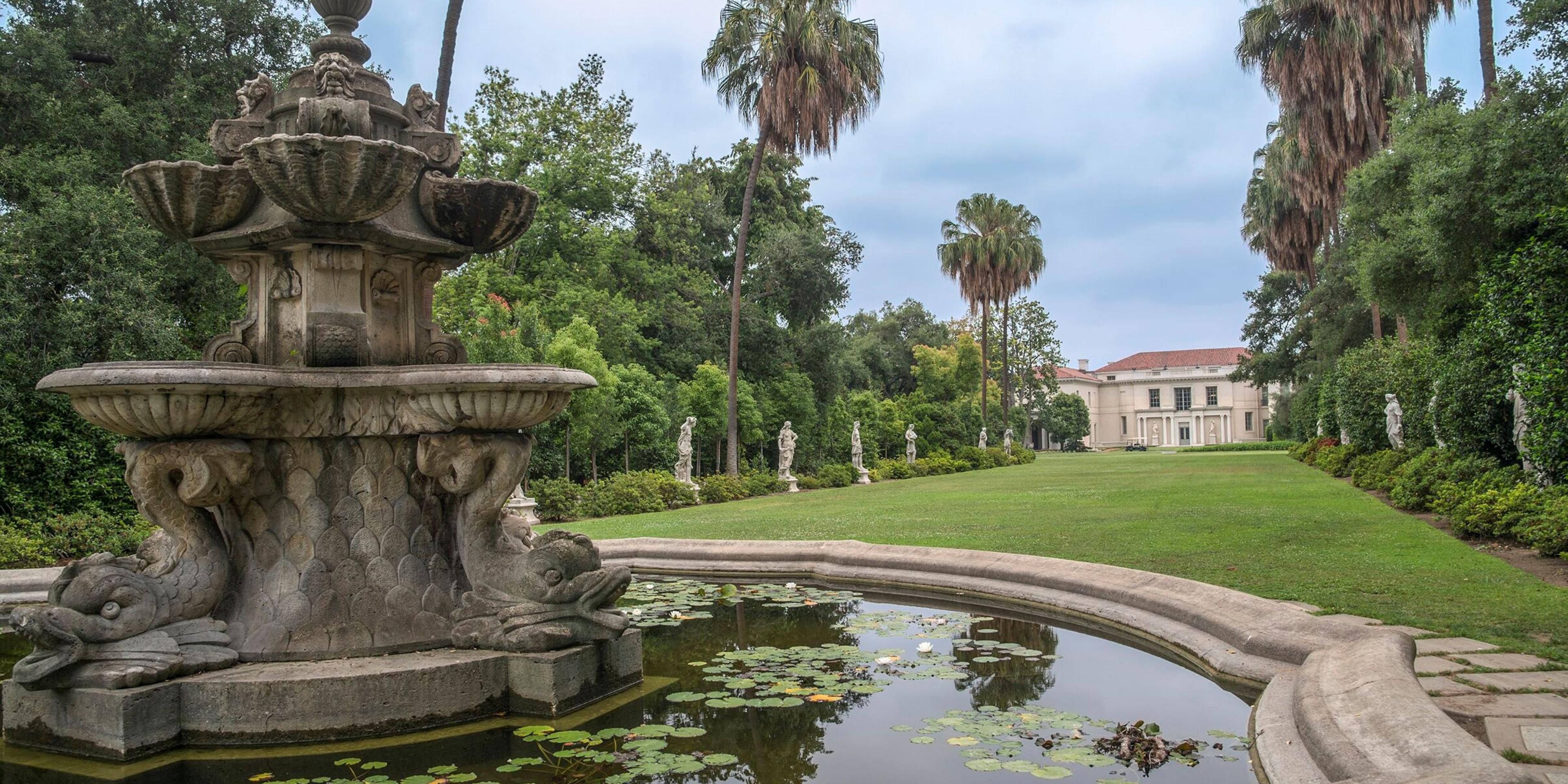 Located just 2 miles from the hotel, a popular tourist stop, the 207-acre complex houses a library, art collection, and stunning gardens.
