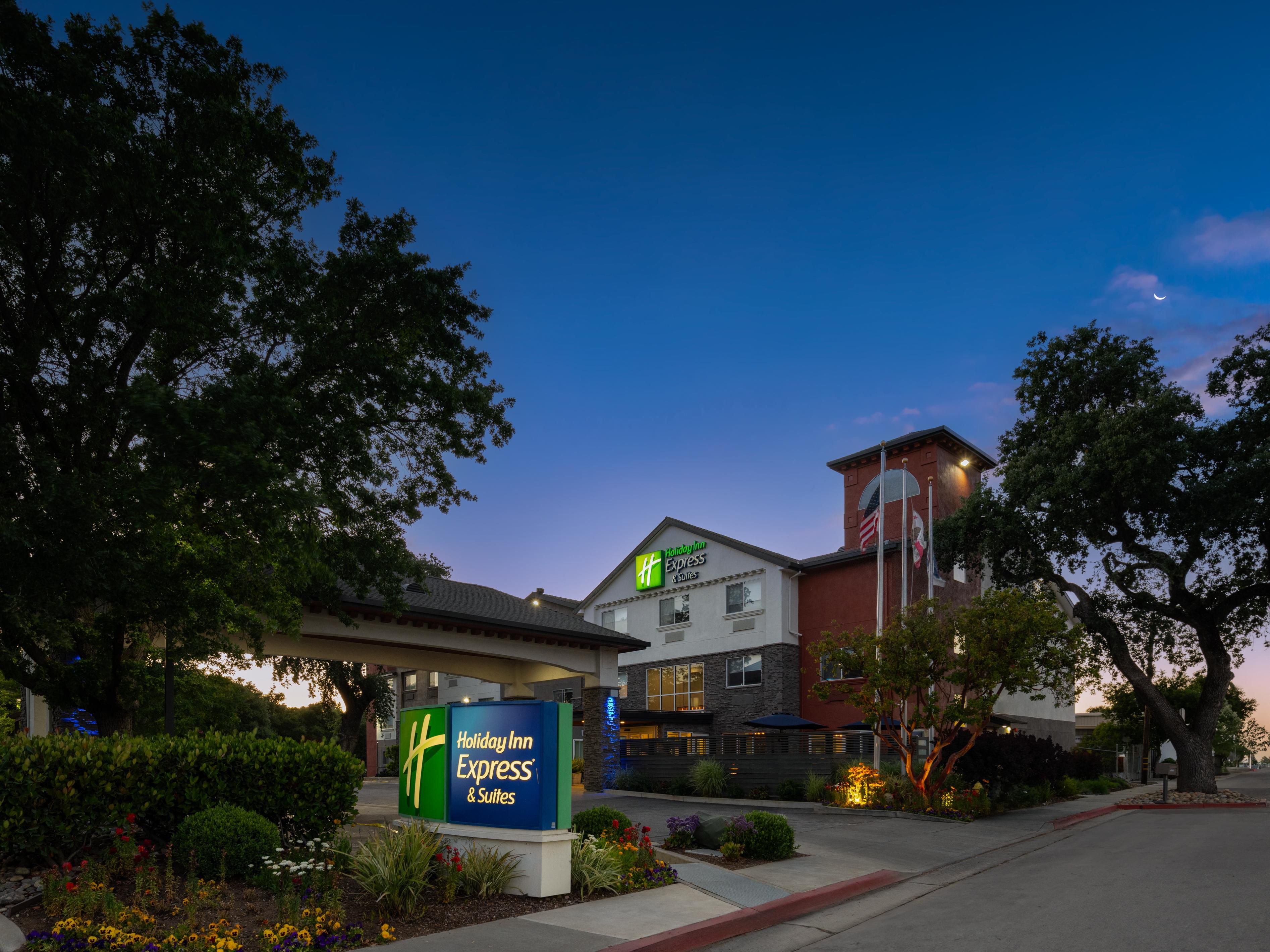 Hotel Exterior at Night