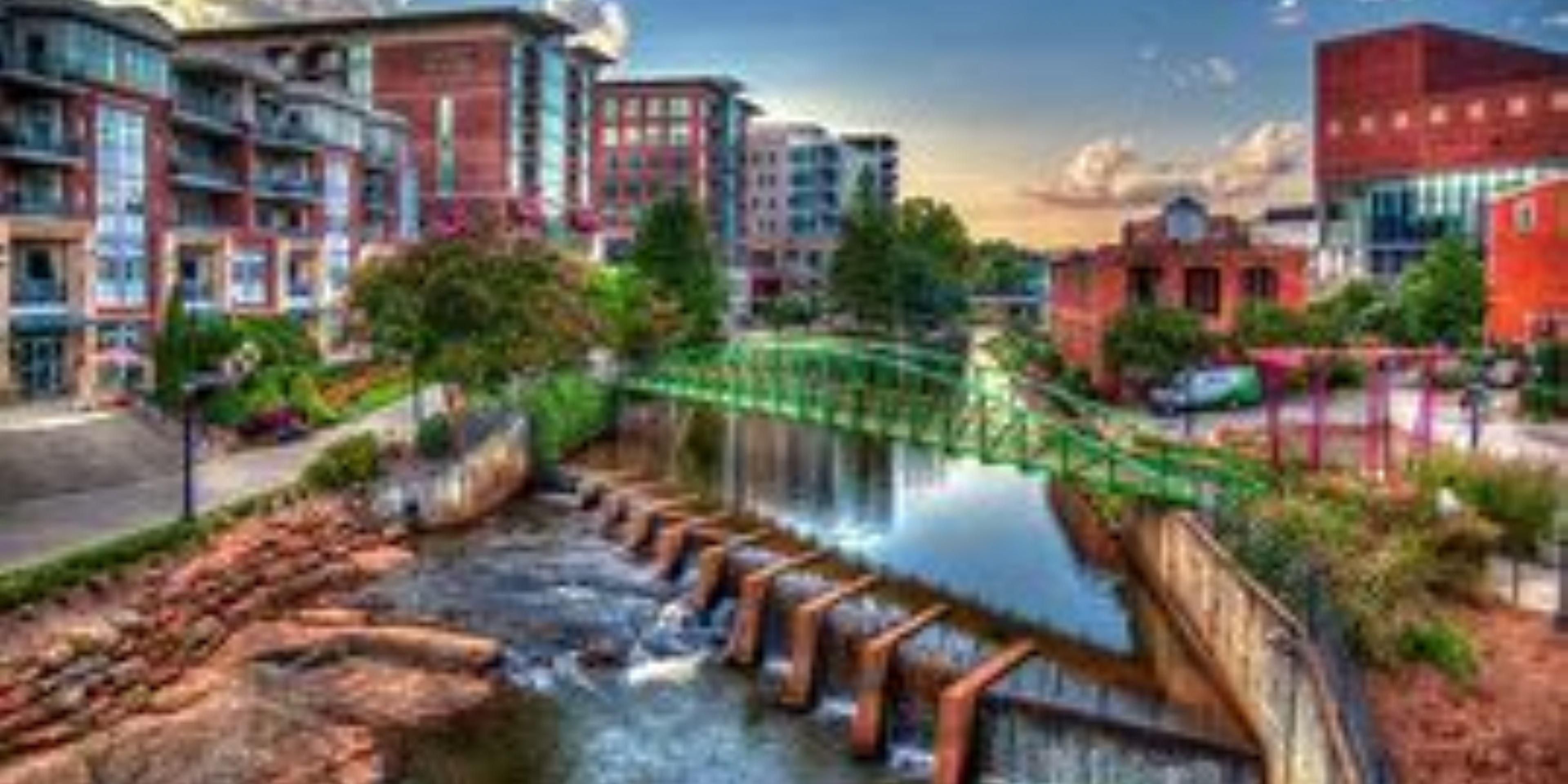 Far more than a nature lover's paradise, Falls Park on the Reedy, located in downtown Greenville's Historic West End, is one of Greenville's greatest treasures. The park serves as an oasis within the city. A place where people can gather to work, play, or celebrate life. 