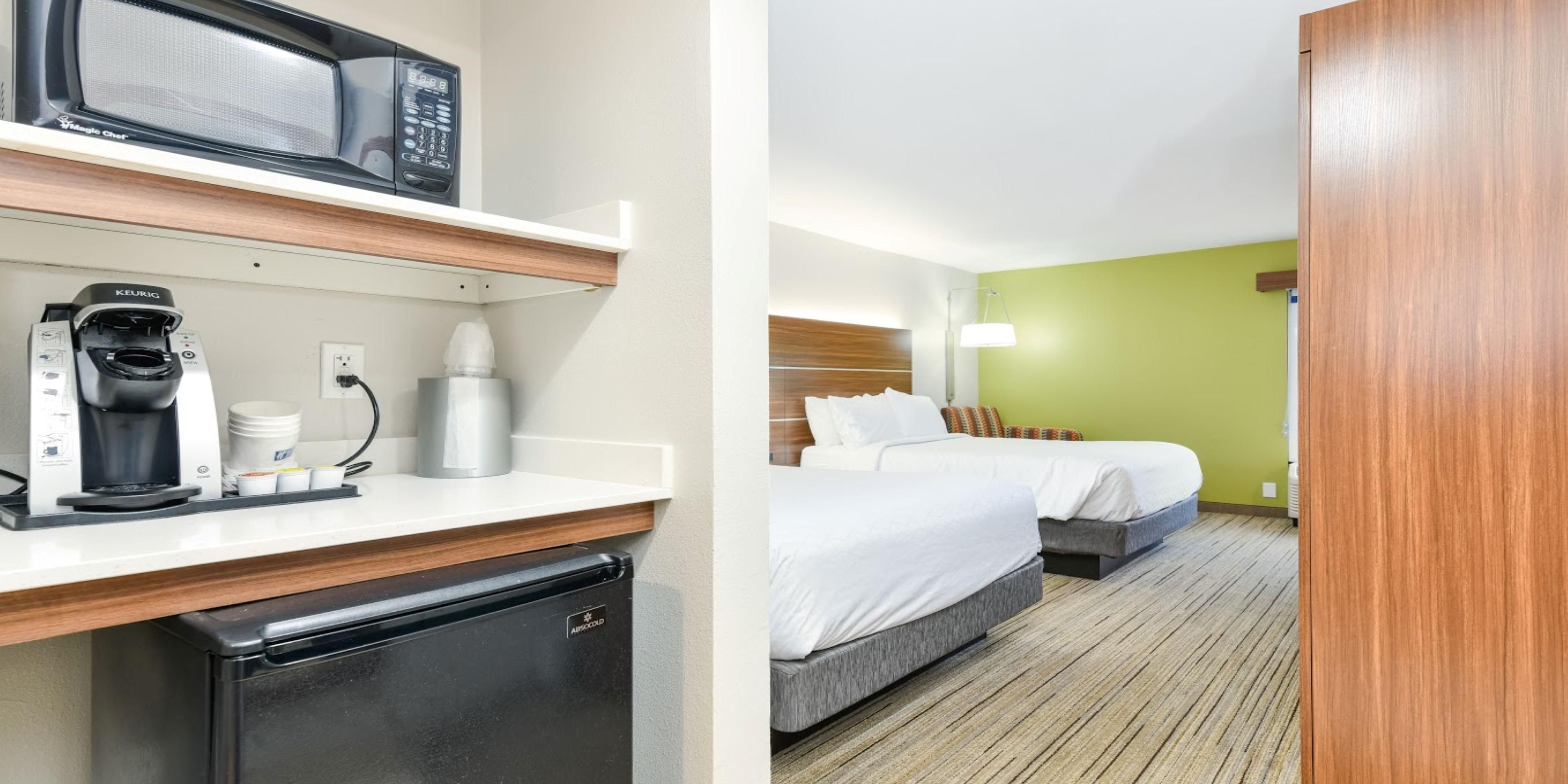 We understand how important cleanliness is to you and as an IHG branded hotel, we deliver the IHG Clean Promise.  If your room is not cleaned to your satisfaction, please contact our Front Desk immediately- we promise to make it right- the is the IHG Clean Promise. 