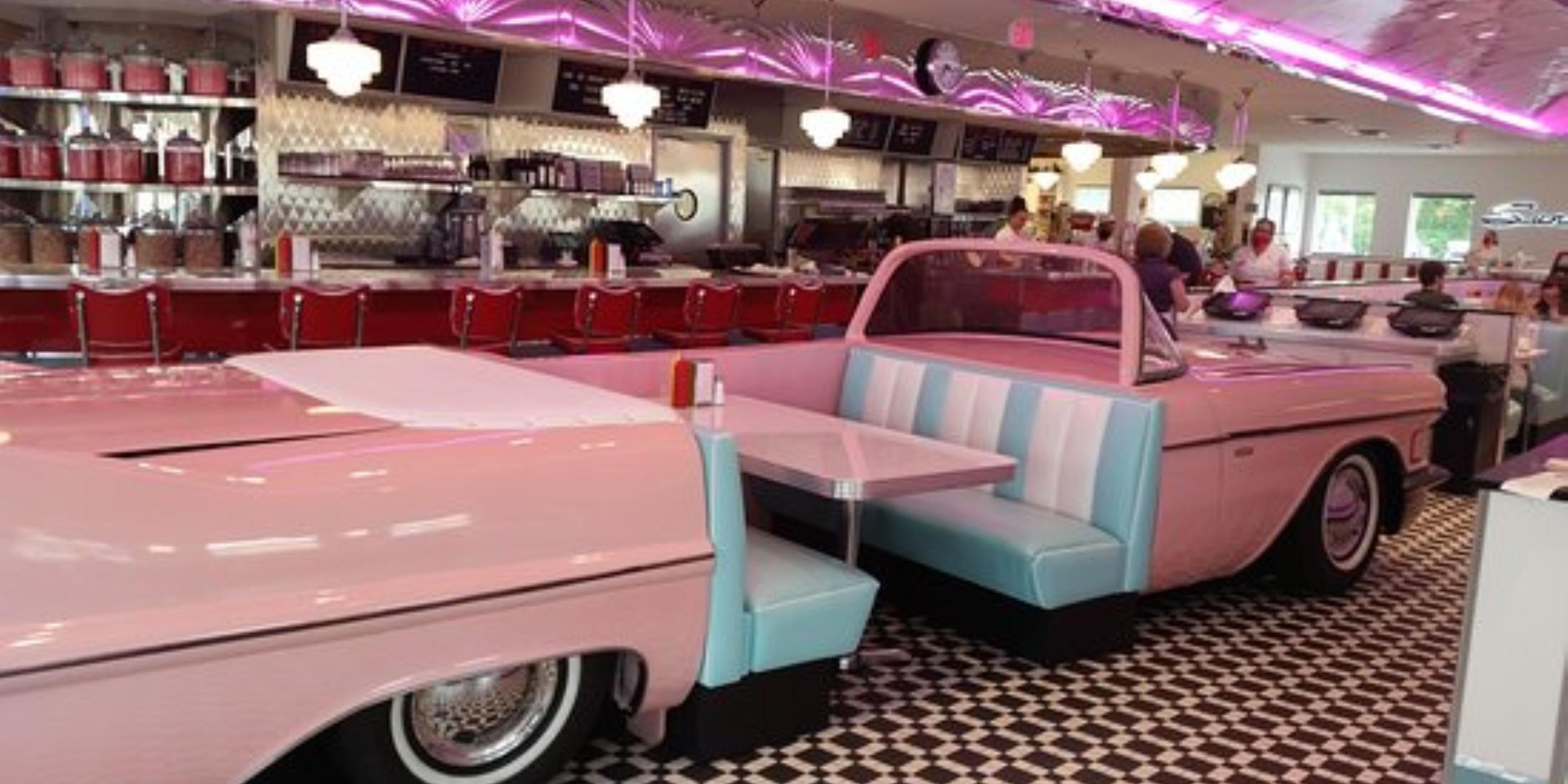 The Sunliner Diner is located  across the street from the hotel and offers breakfast, lunch, and dinner in a family friendly 50's theme dining experience.  Diner's can enjoy a meal or just a milk shake or dessert while being entertained the wait staff.   