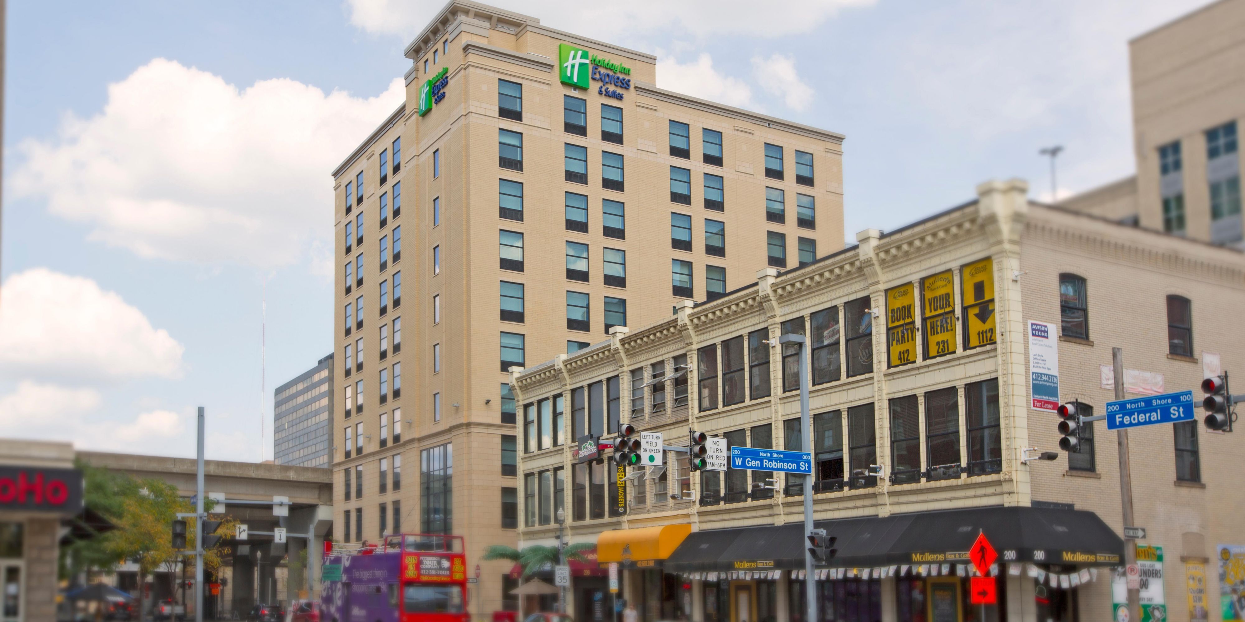 All guests staying at the Holiday Inn Express & Suites Pittsburgh-North Shore have easy access access to live music and event venue, Stage AE, only half a mile from our hotel.