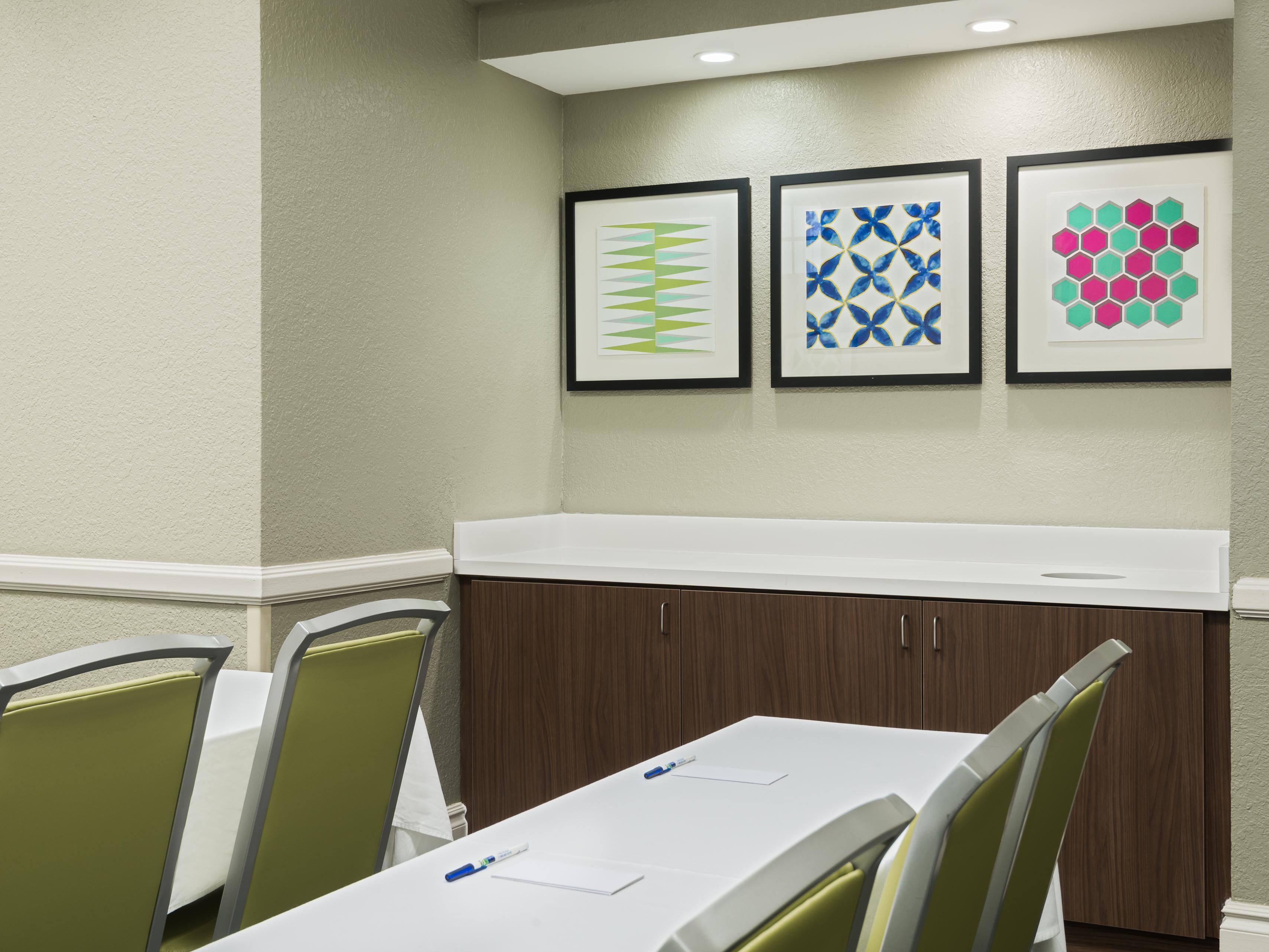 Help yourself to a variety of energizing breakfast favorites including assorted pastries, healthy yogurts, and more during your stay.