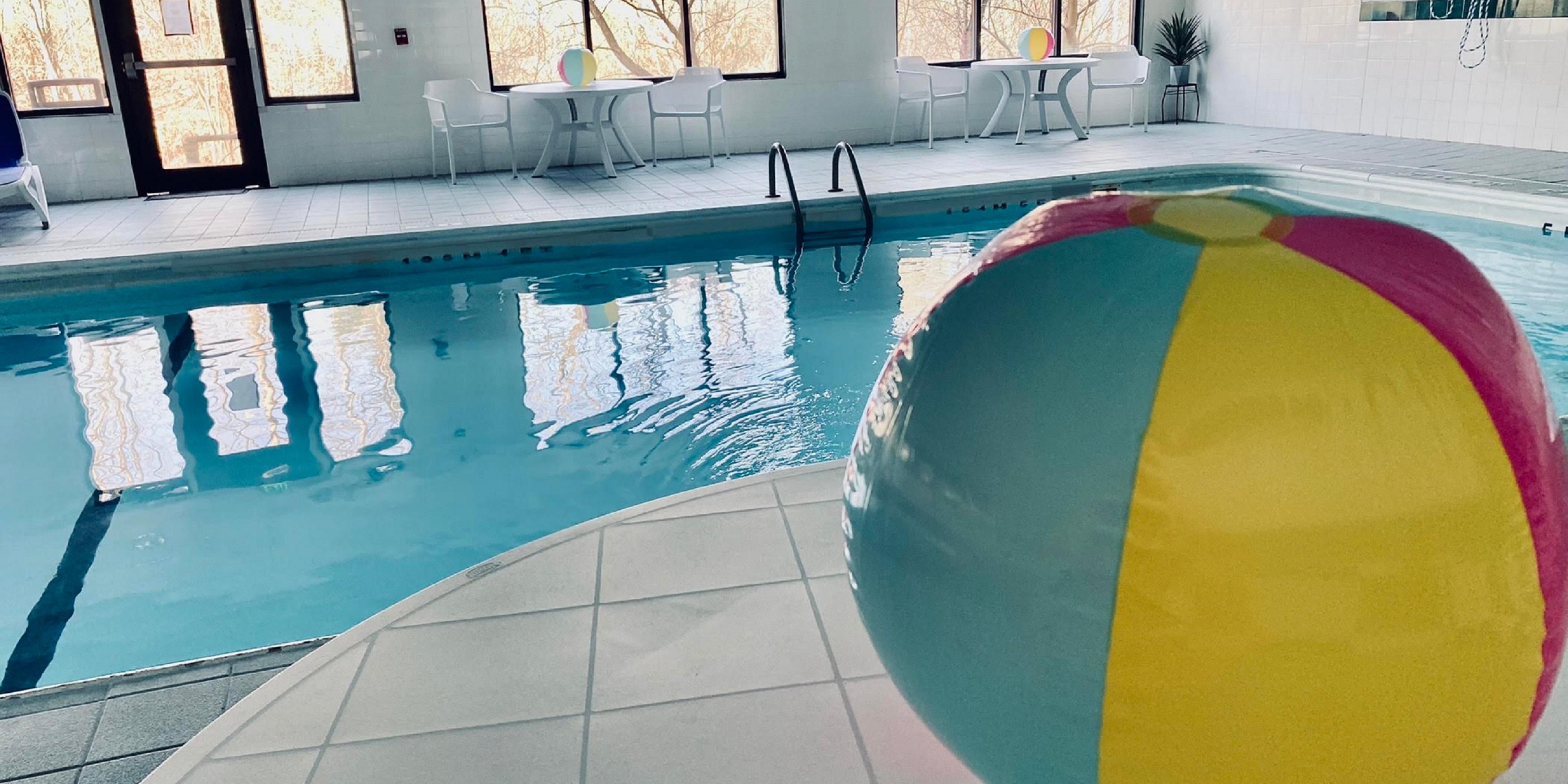 Take the kids swimming in our Indoor Heated pool! It is open from 10am-10pm every day of the week!