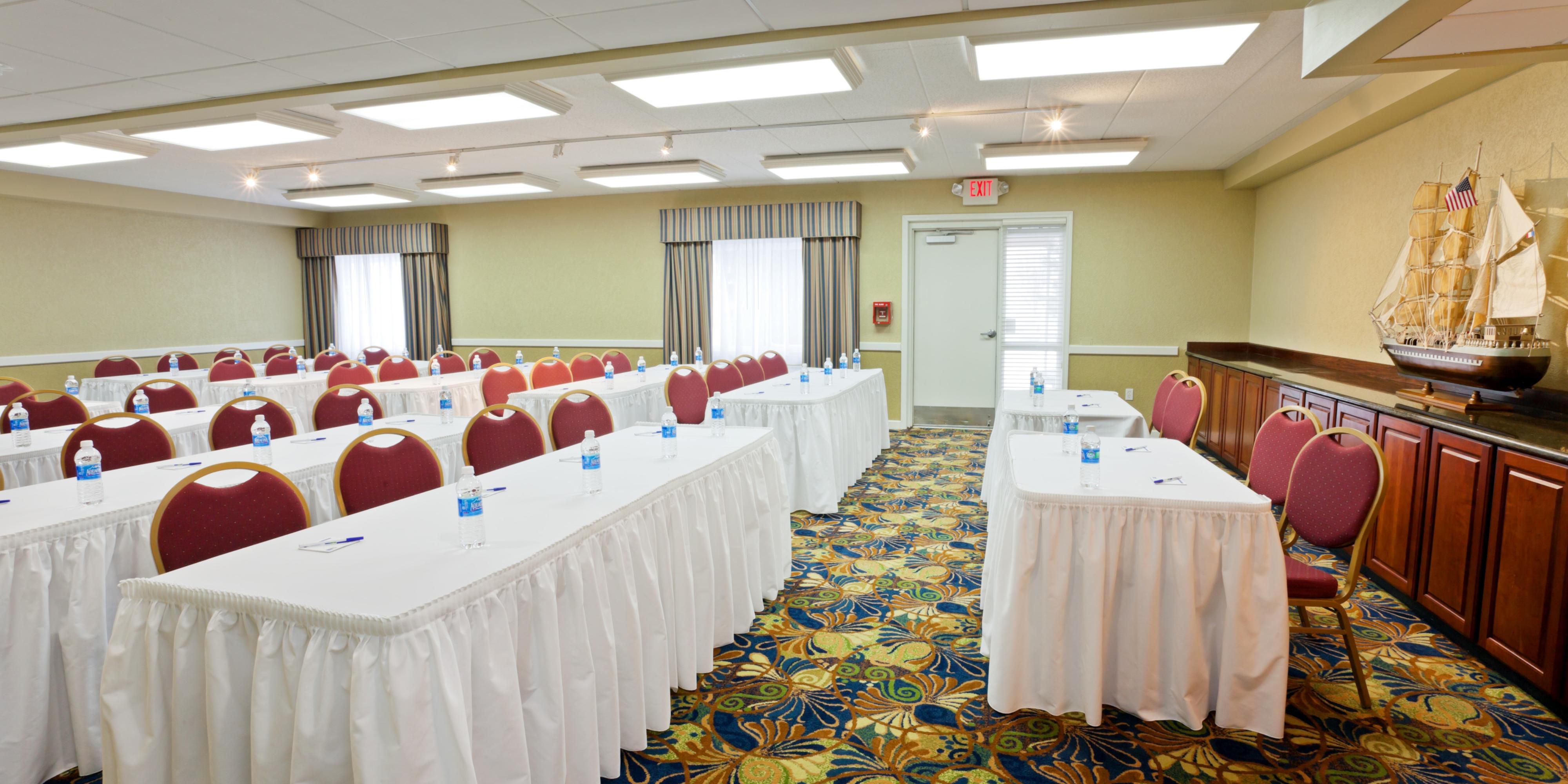 Enjoy our spacious meeting space for your upcoming meeting or event. 