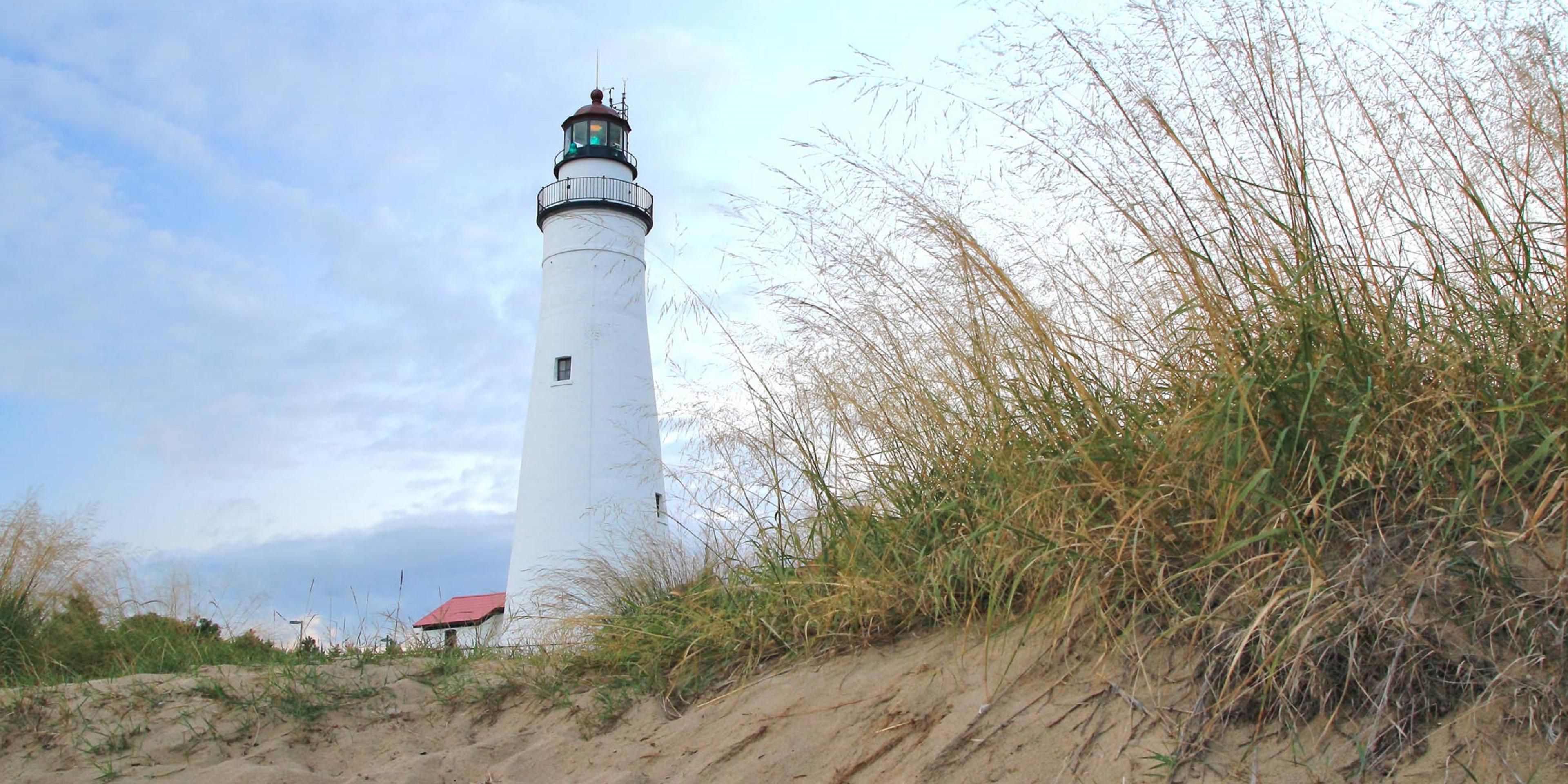 Michigan wasn’t yet a state when the Fort Gratiot Light Station began guiding ships in 1829. Today, you can visit the state’s oldest lighthouse and the keeper’s home in Lighthouse Park in Port Huron. Hike up the 82-foot-tall tower, which marks the entrance to the St. Clair River from Lake Huron.