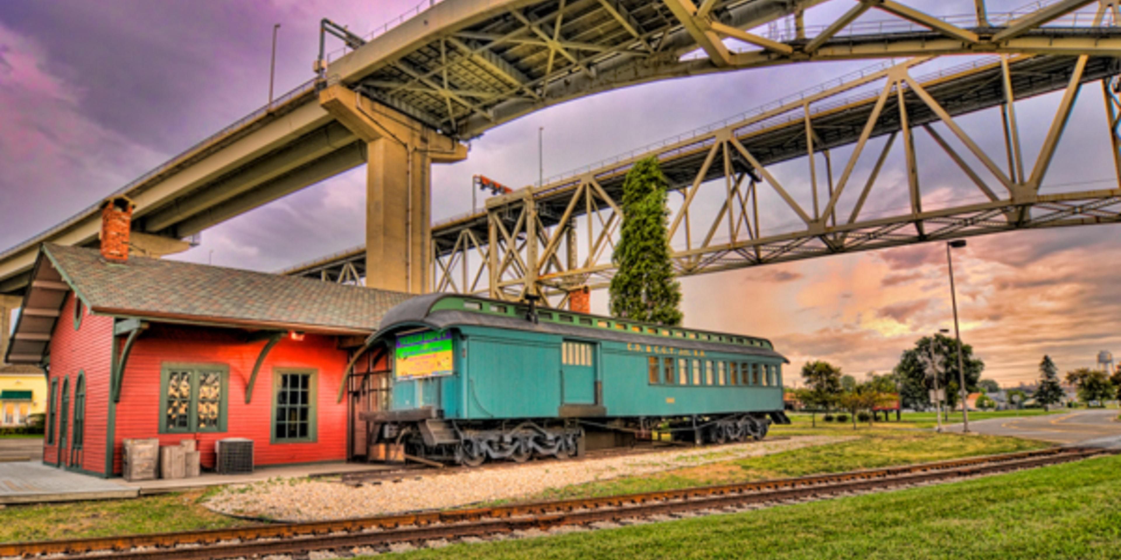 Opened on February 11, 2001, the Thomas Edison Depot Museum was the 2nd satellite facility to open as part of the Port Huron Museum. It is housed inside the historic Fort Gratiot train depot built in 1858 by the Grand Trunk Railway, and is the actual depot that Thomas Edison worked out of as a news reporter between 1859 and 1863. 