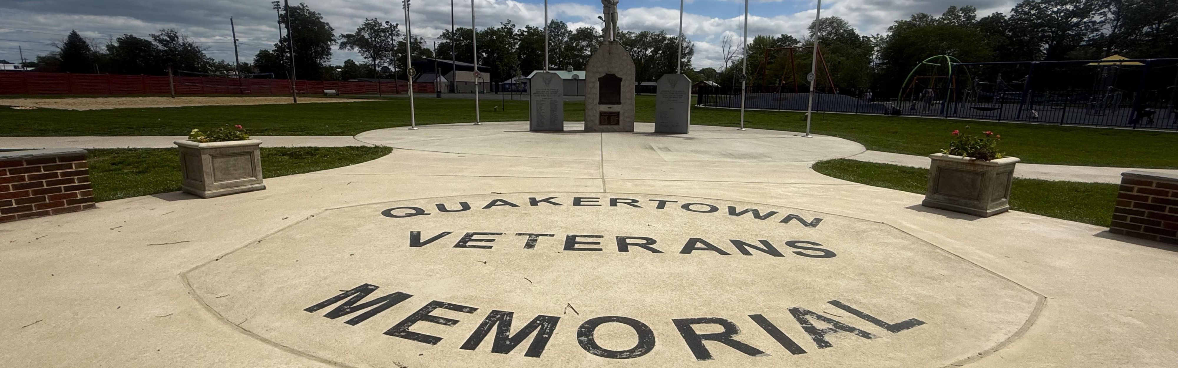 Unwind in historic charm at Quakertown Memorial Park; so inviting!