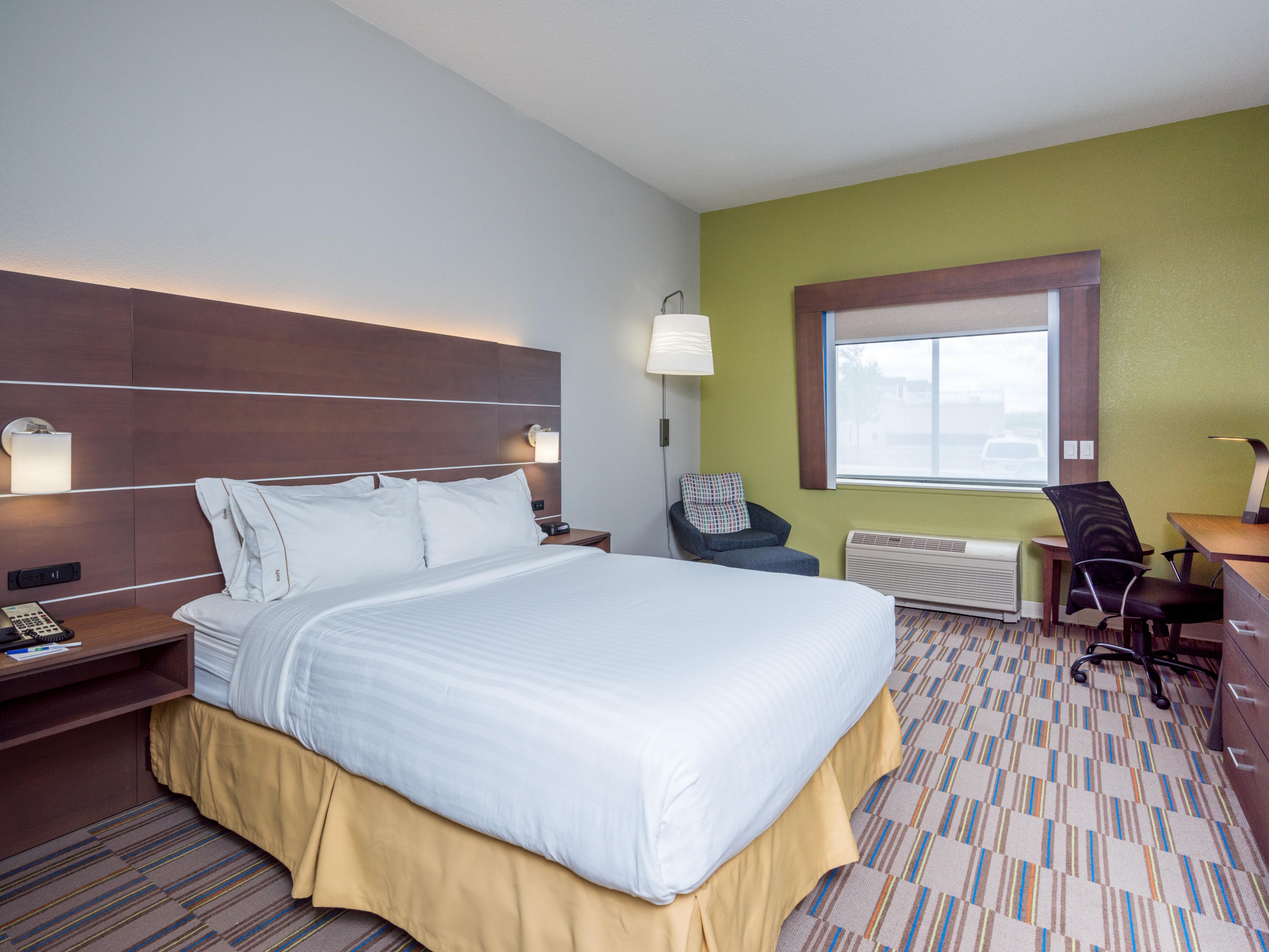 Enjoy A Movie On HBO While Relaxing In Our Comfortable King Bed