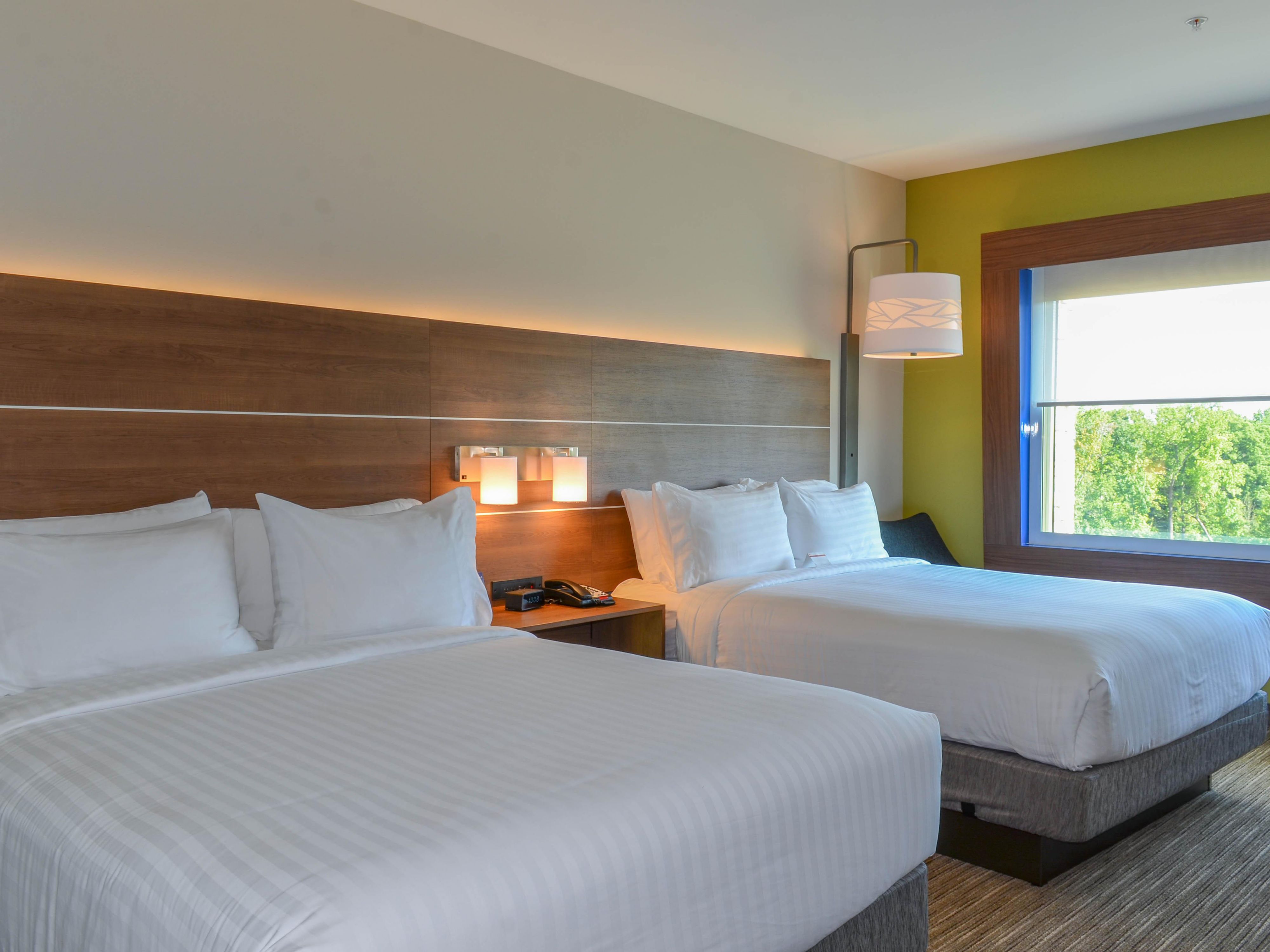Unwind in your room while you watch your favorite TV show.