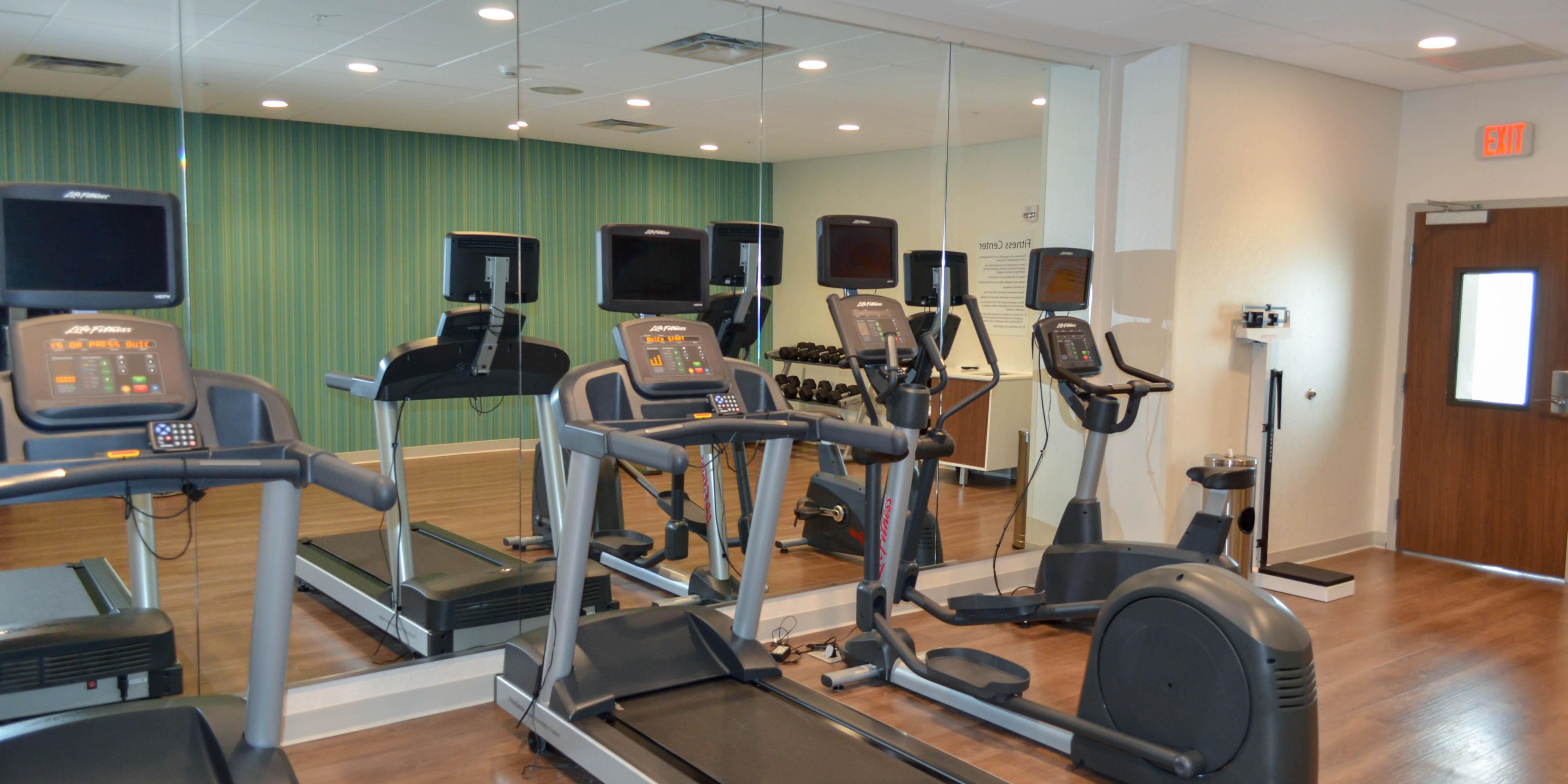 We know your schedule is not always your own. 24-hour access lets you be you and work when your schedule allows. Our new fitness center provides what you need like ellipticals, treadmills, and weights. We got whatever you need.