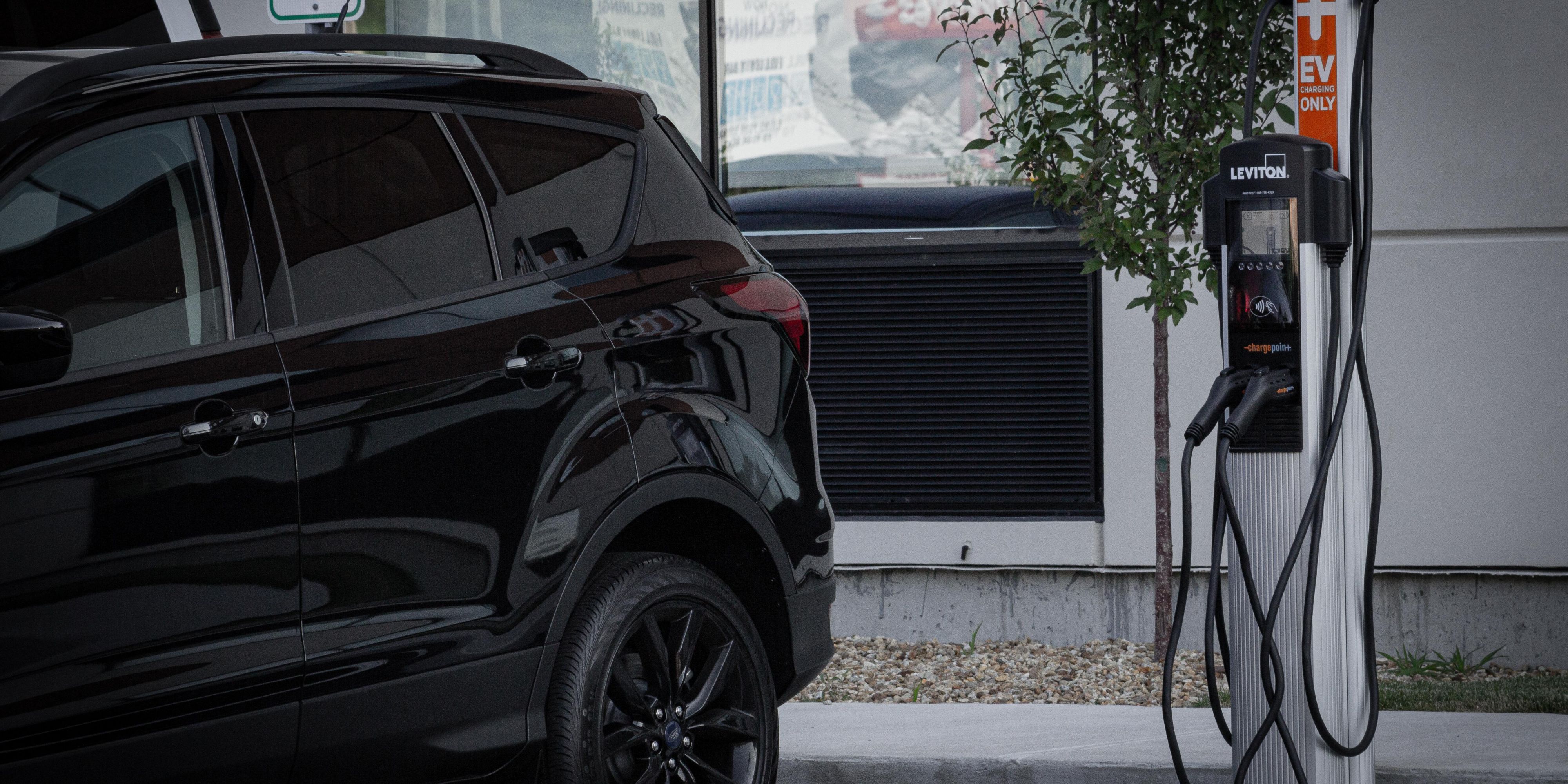 Charge your car right here at the hotel with our ChargePoint Charger!