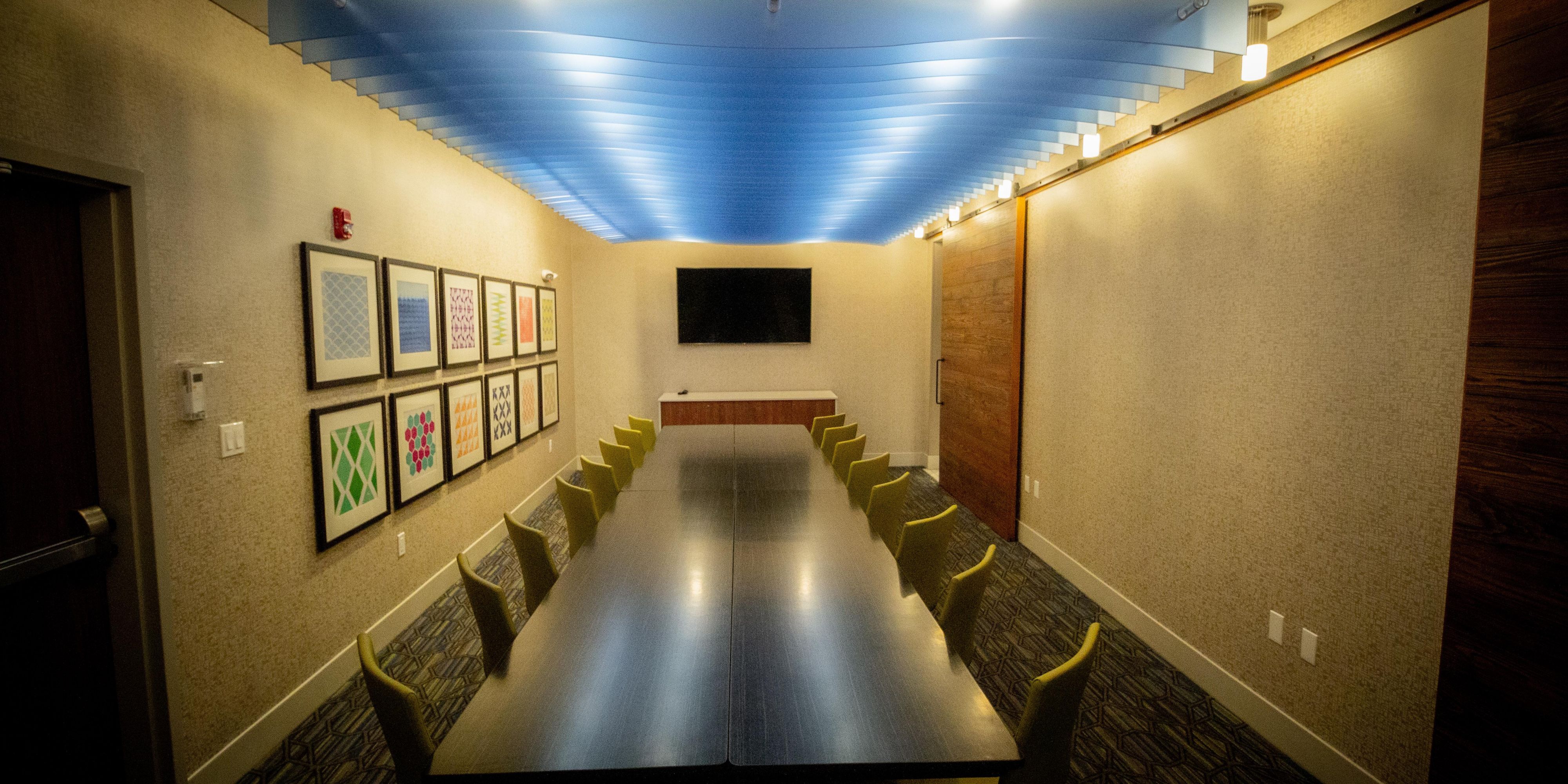 Having a small meeting or event? We have a meeting room on property that can hold 15-20 people. It is great for small business meetings or events. It is also available for groups looking for a place to gather while staying at our hotel!