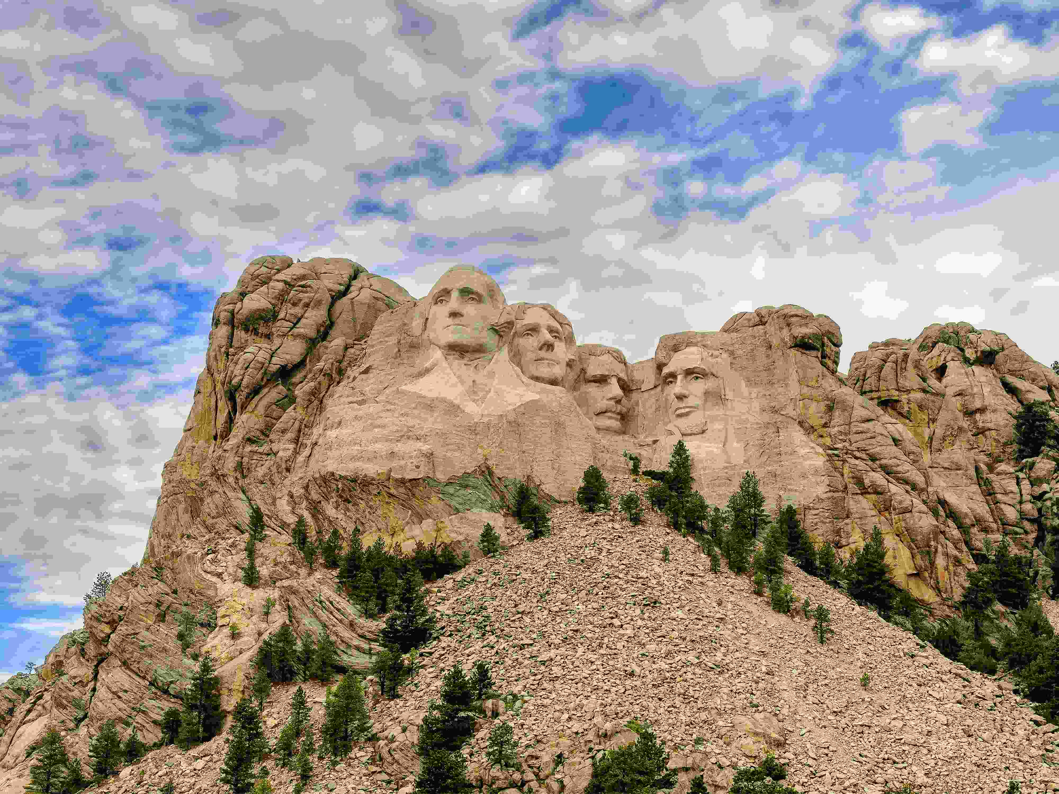 Mount Rushmore, open year round.  America's Shrine of Democracy