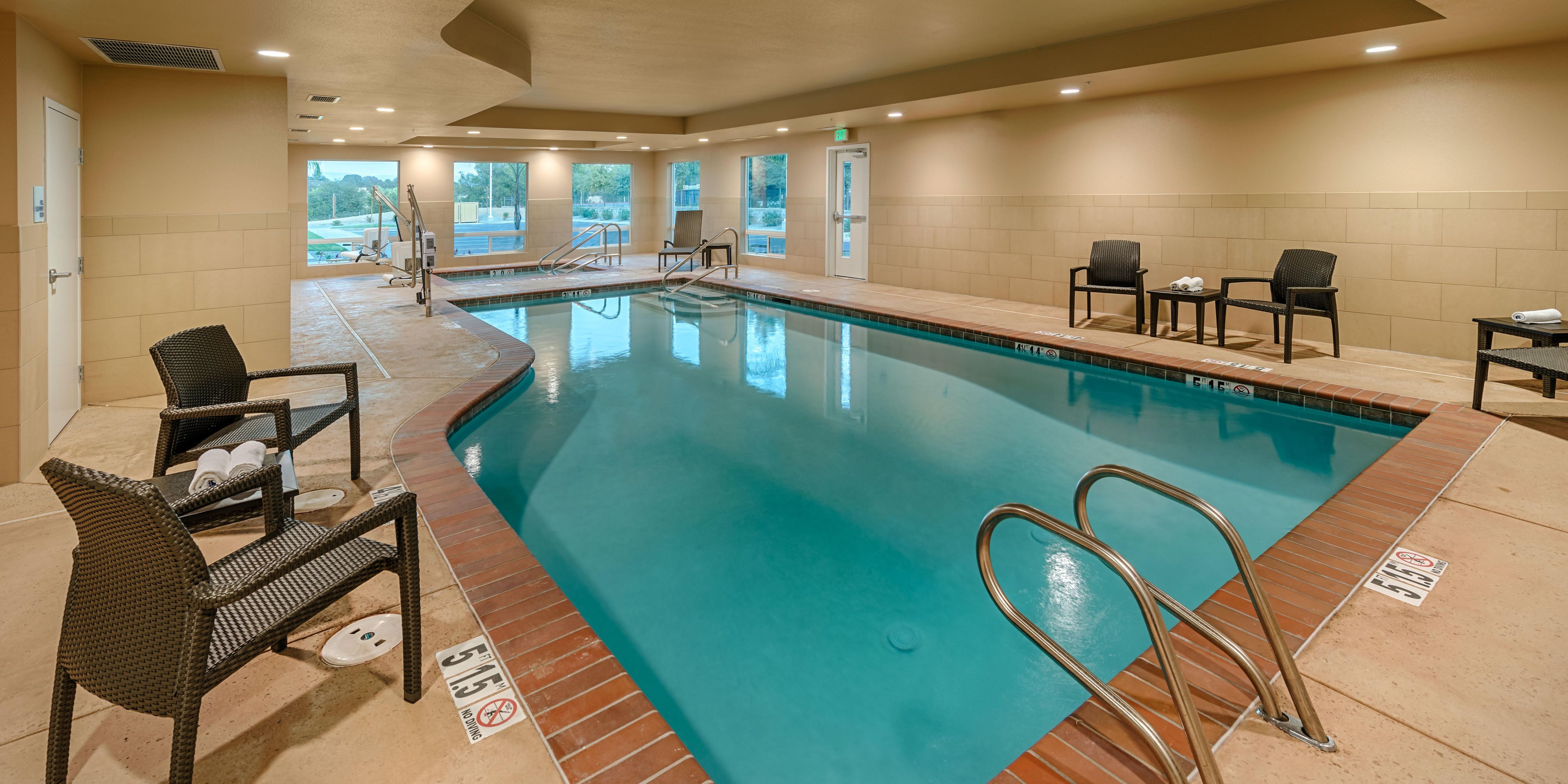 Trying to escape the hot California weather? We've got you covered! Our indoor heated is open year round. 
