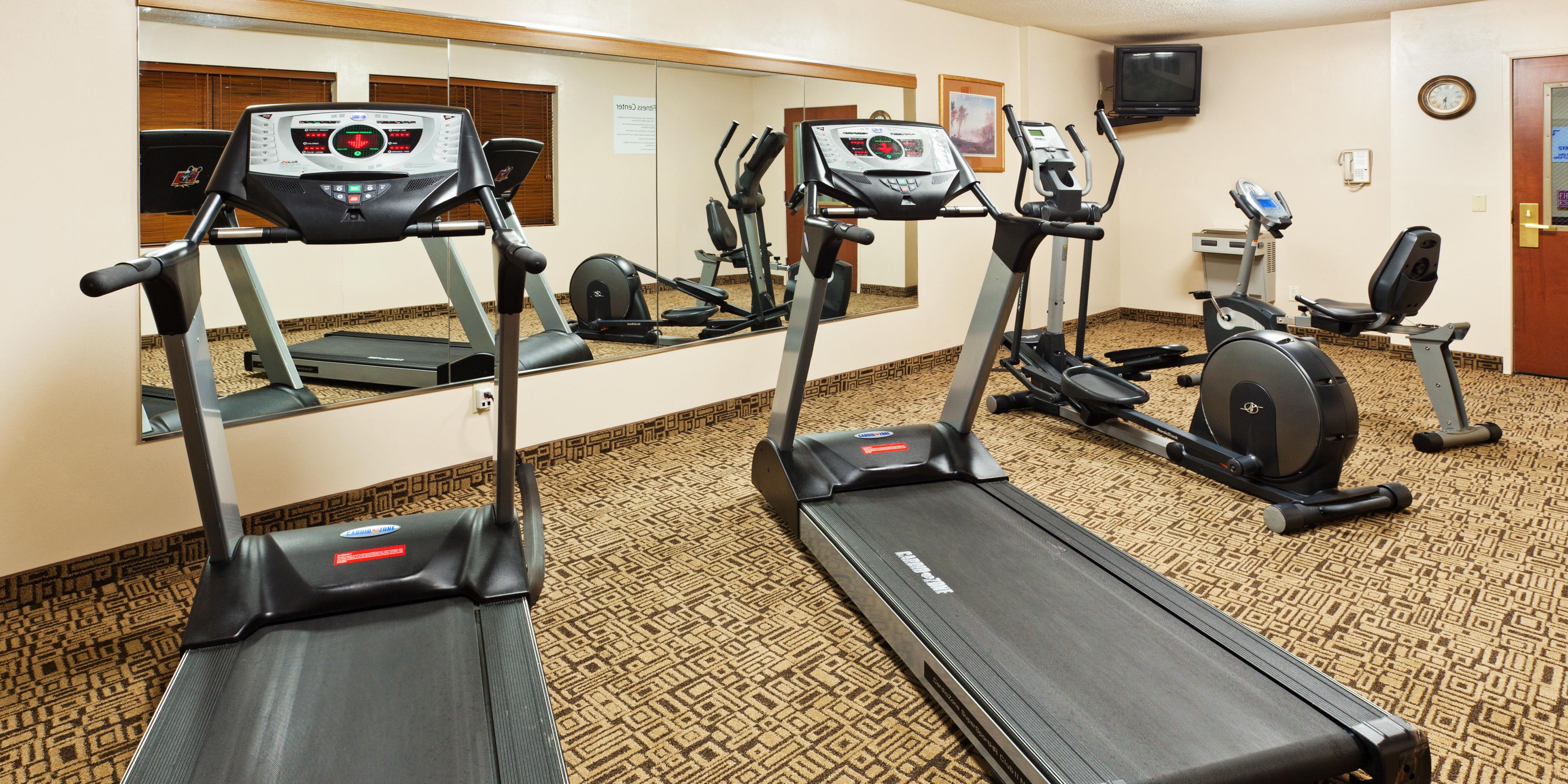 Our complimentary Fitness Center makes it easy for you to work out, have fun, and stay fit.