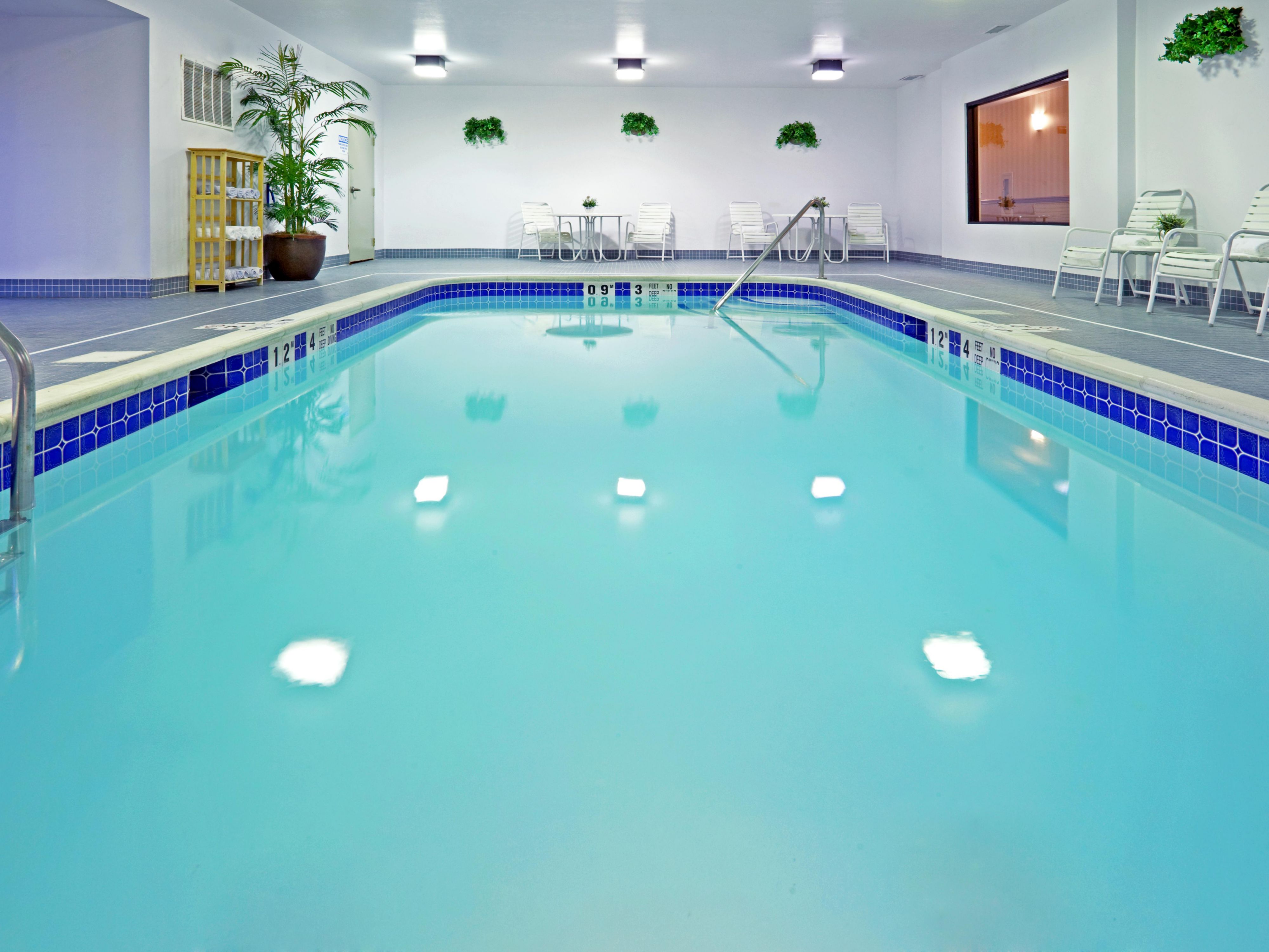Discover relaxation with a refreshing dip in our indoor pool.