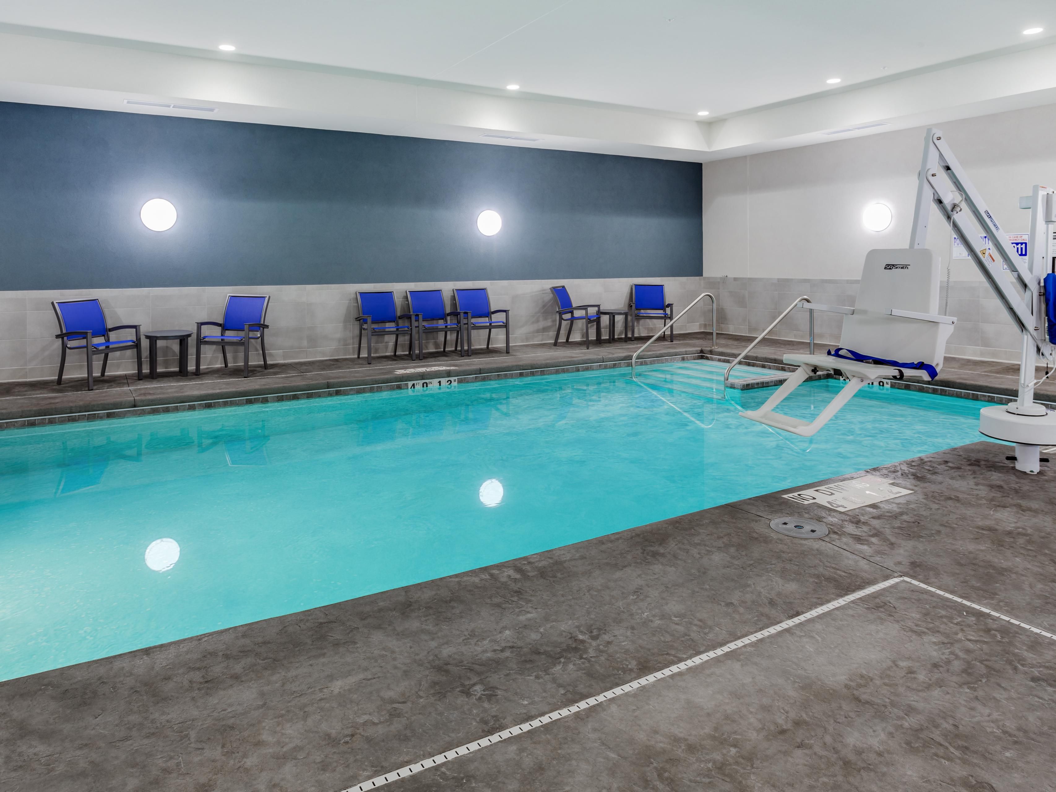 Swim in the pool at the end of the day or relax in our hot tub.