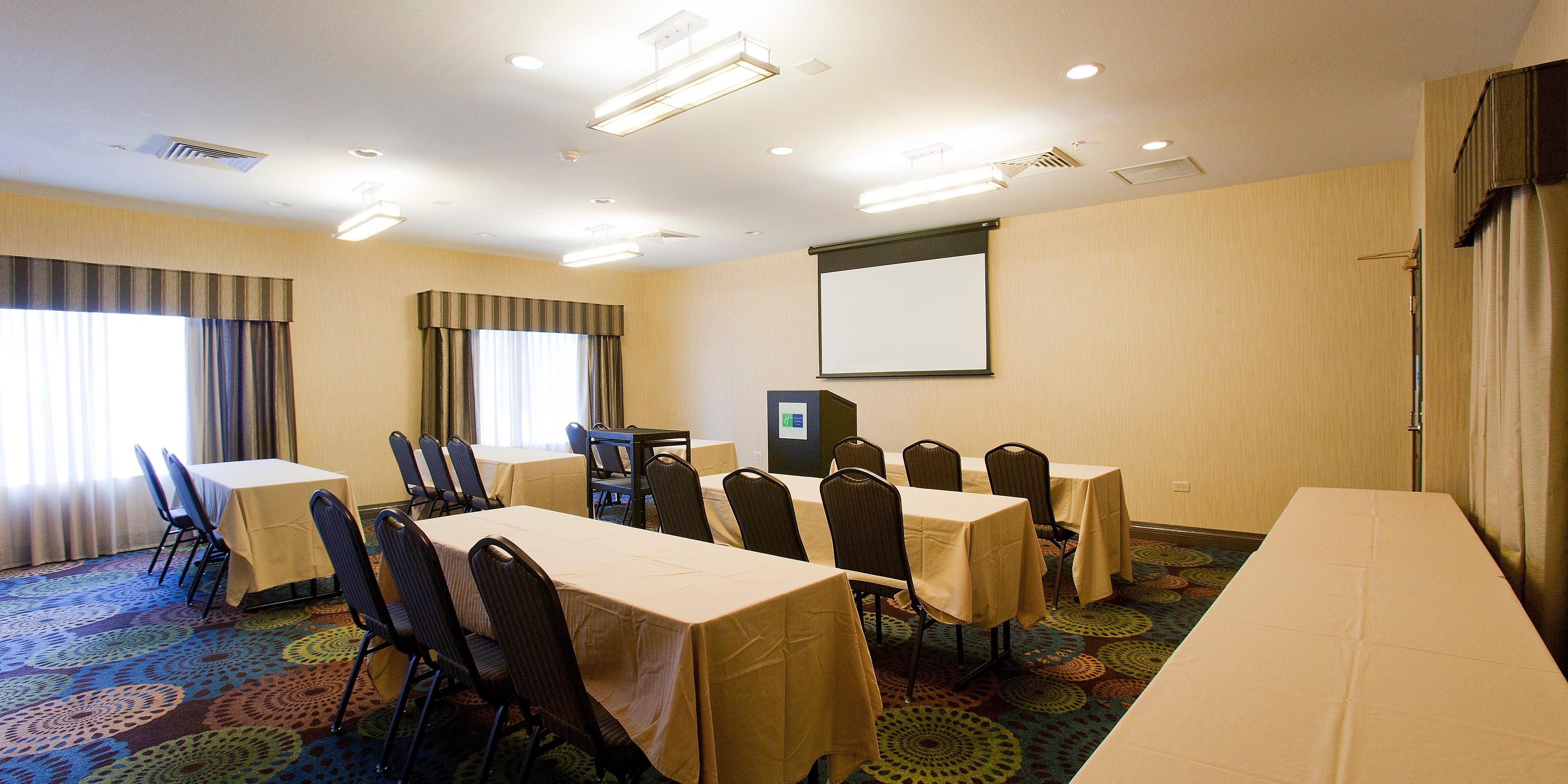 Let us help host your next gathering or corporate meeting. We offer 598 square feet of meeting space with catering options.