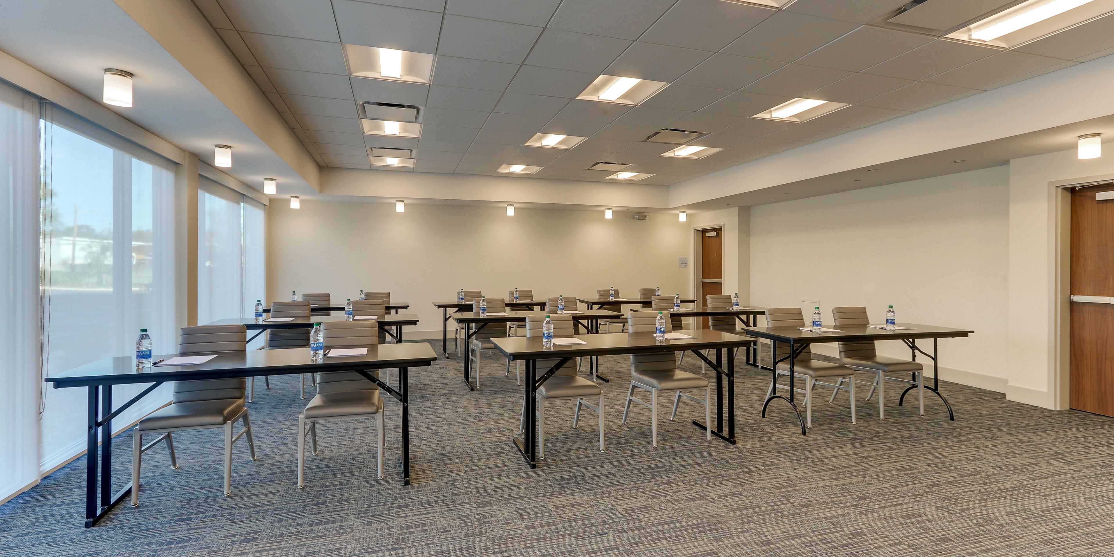 Experience our versatile meeting space for your next event.  Perfect for small to medium sized groups.  We also offer great group discounts. Our hotel is perfect for all types of groups including sports teams, corporate groups, family reunions, and weddings. Call us for more information.