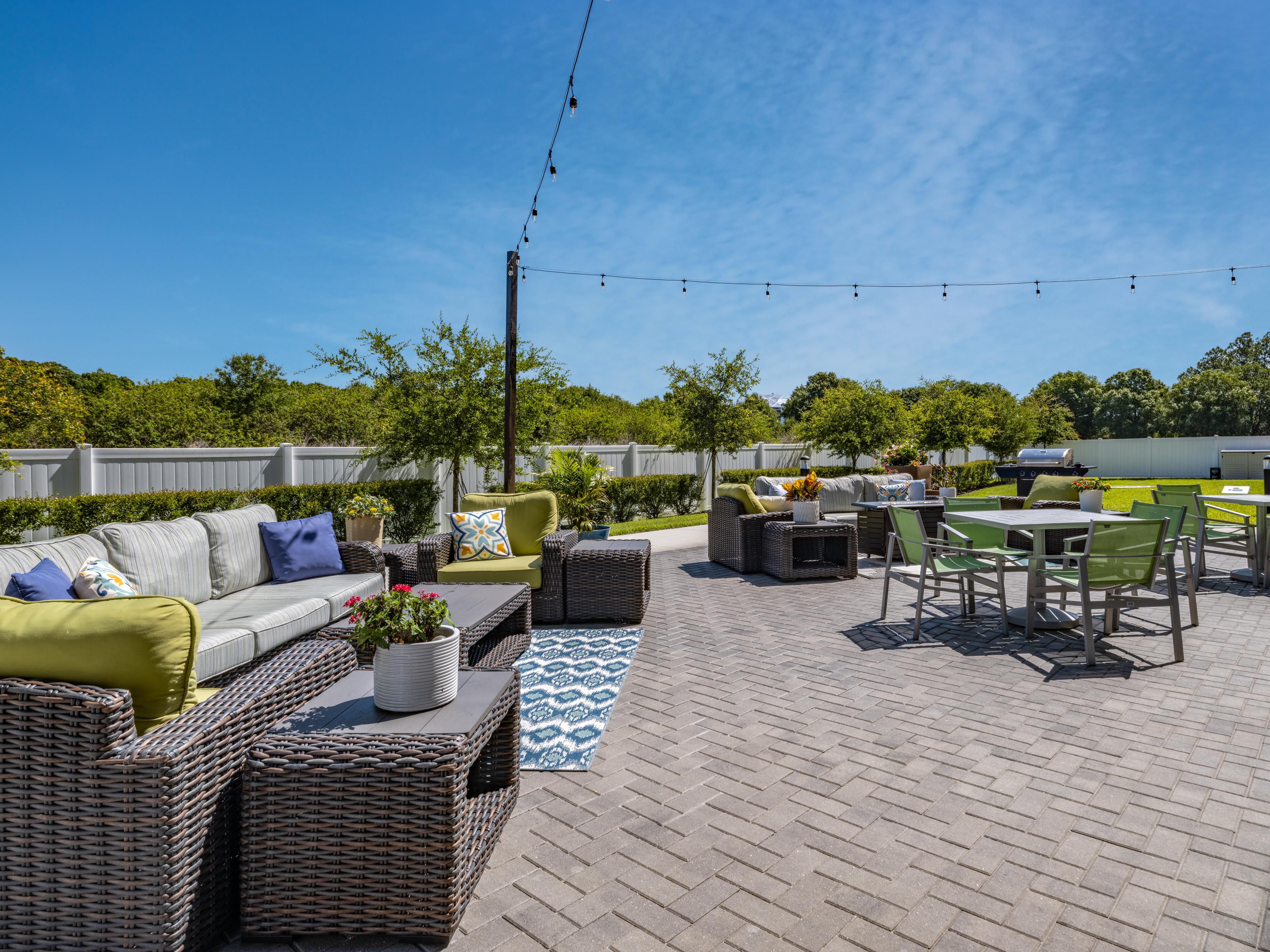 Spend your afternoon on our spacious patio